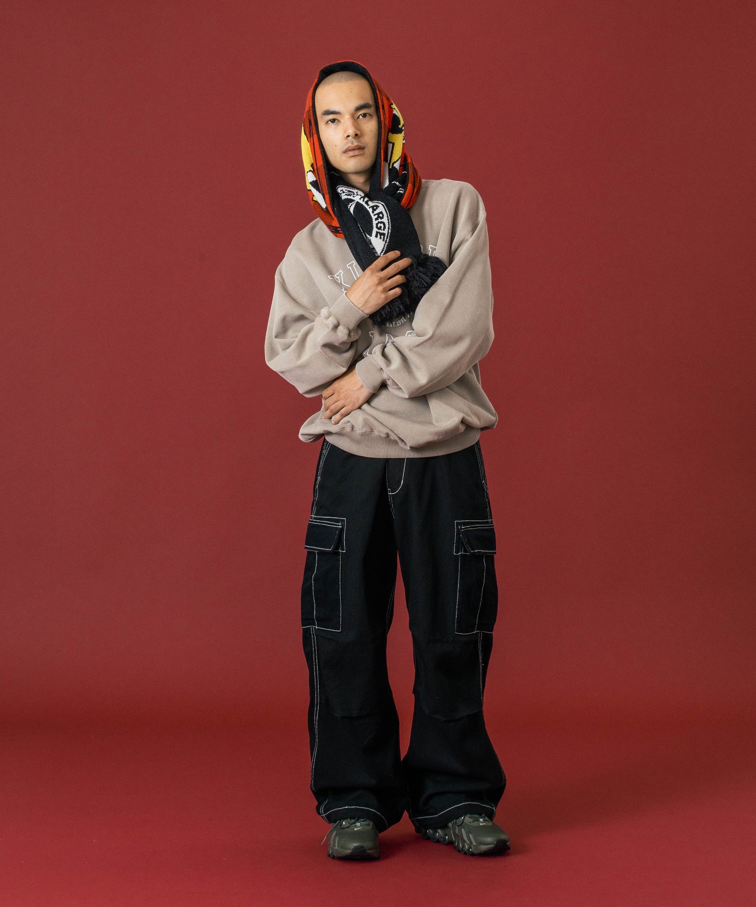 XLARGE JACQUARD SCARF