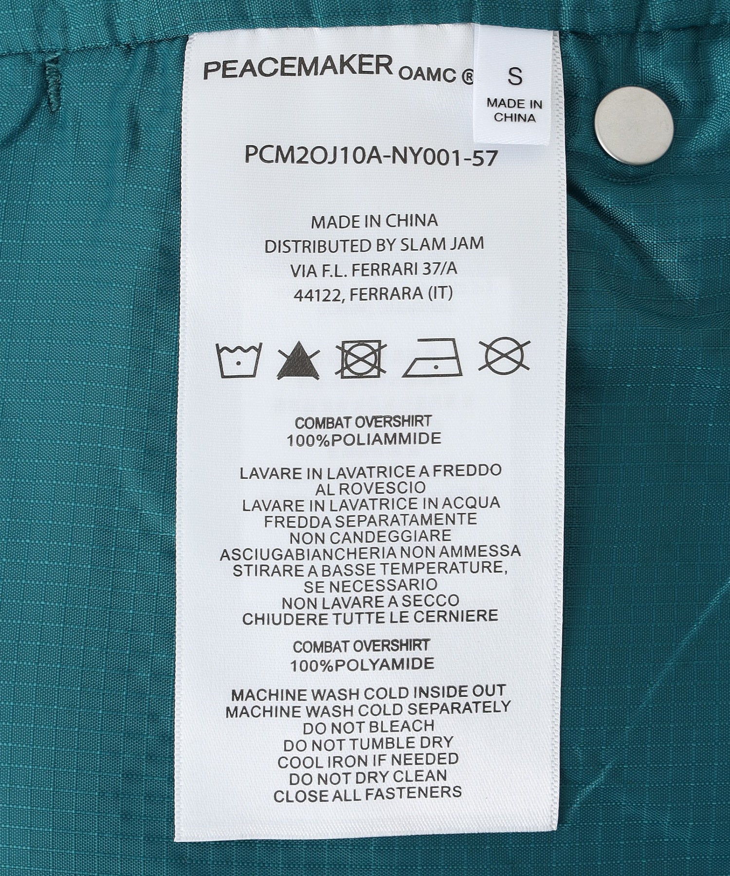 PEACEMAKER/ピースメーカー/Combat Overshirt PCM2OJ10ANY00157