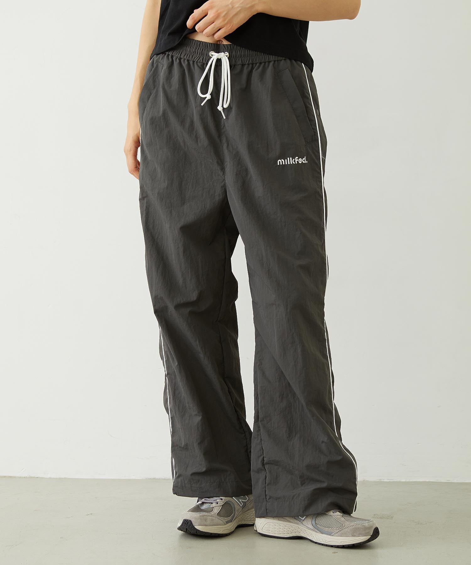 CUTOUT LOGO TRACK PANTS
