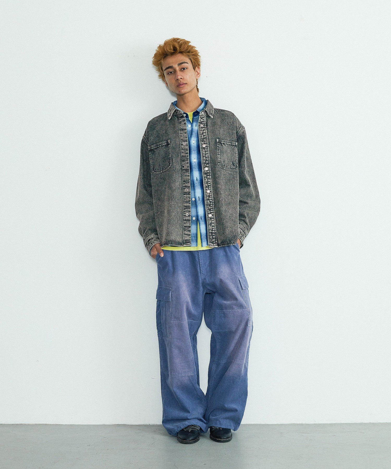 OVERDYED DENIM SHIRT