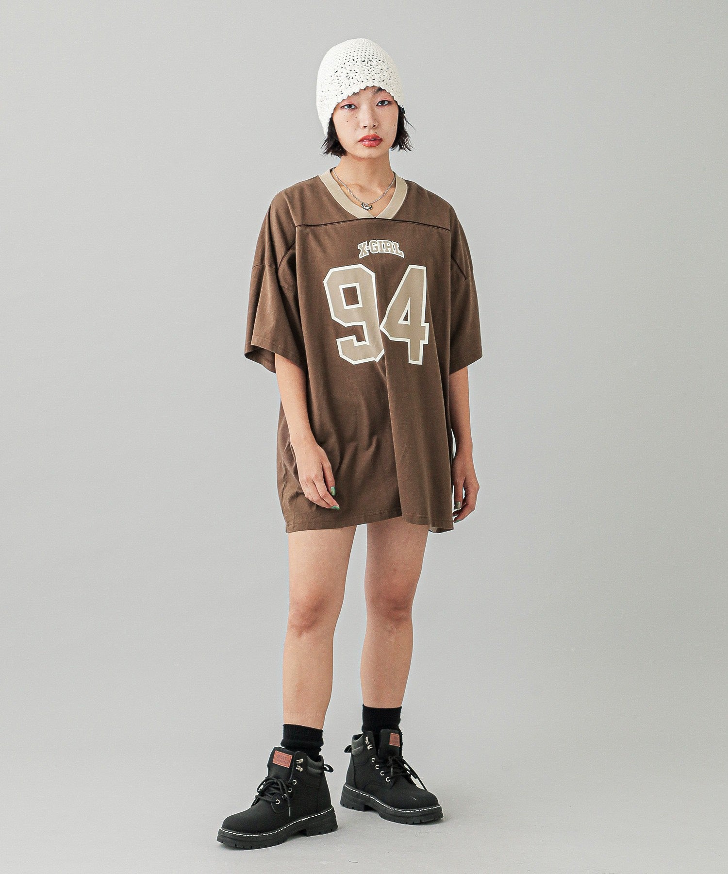 NUMBERING S/S BIG TEE DRESS