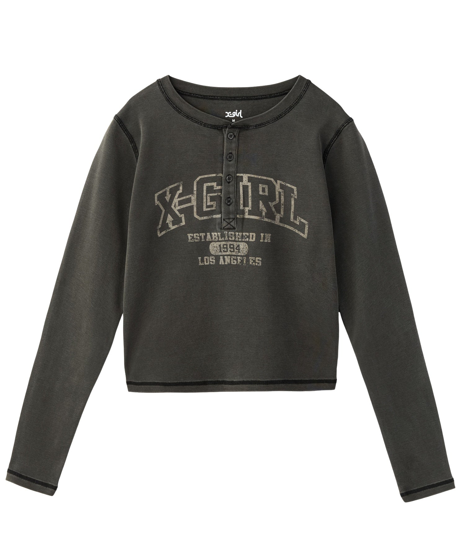 COLLEGE LOGO L/S COMPACT TOP