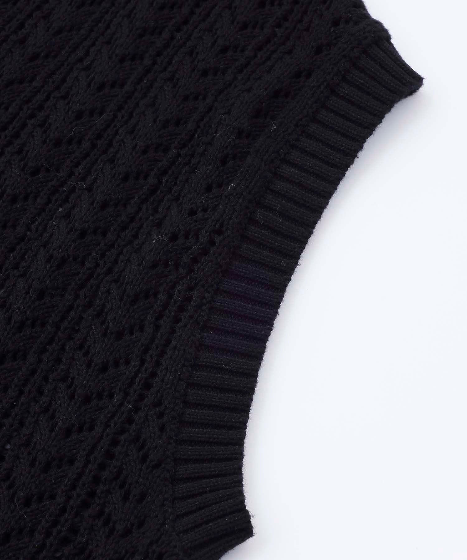 CROCHET VEST X-girl