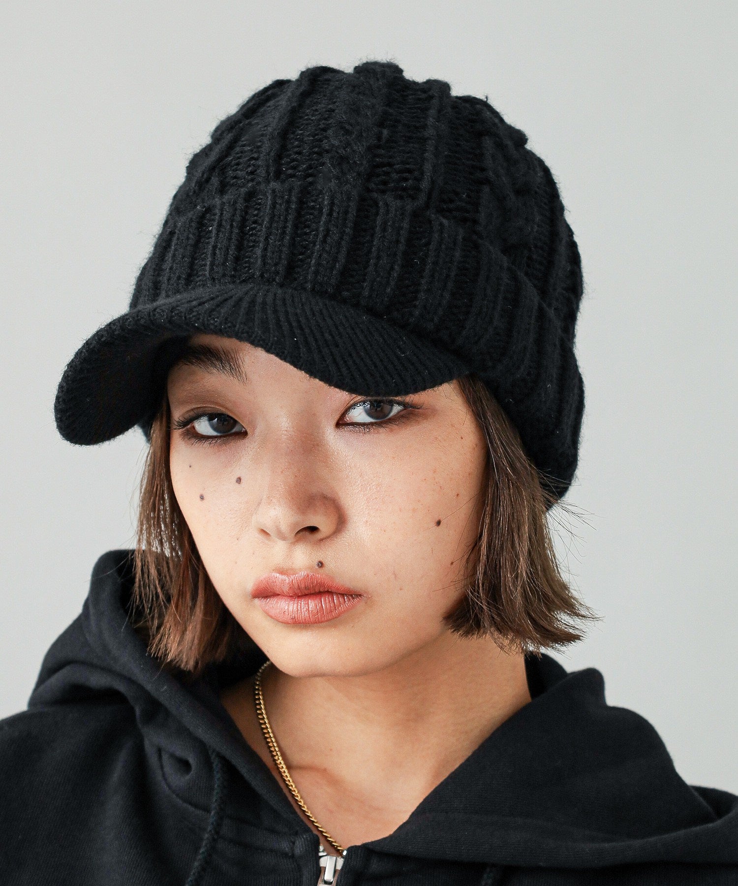 KNIT CASQUETTE