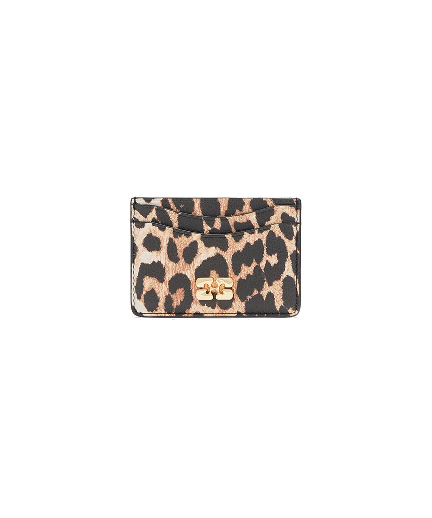 GANNI/BOU CARD HOLDER PRINTED GRAINED