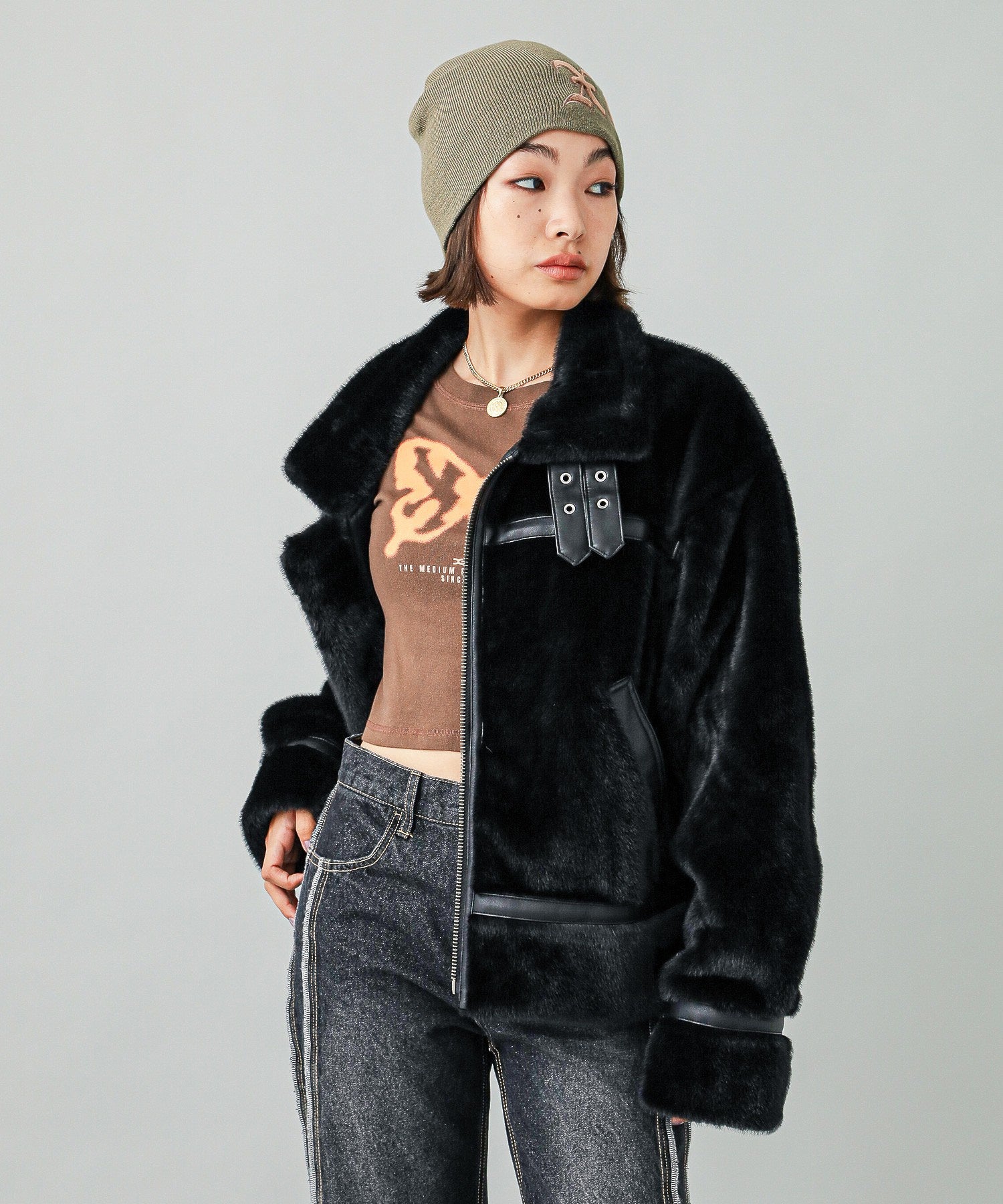 B3 FAUX FUR JACKET