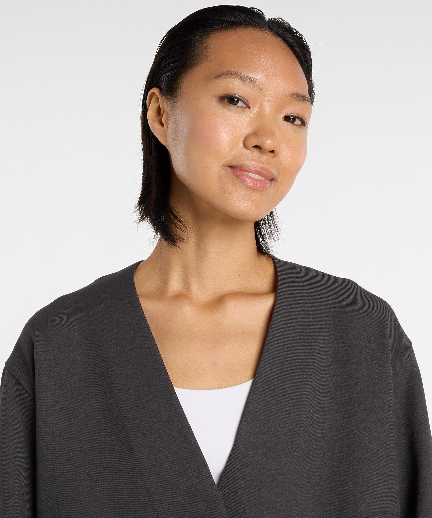 NEW BALANCE/ニューバランス/W NB Grey NOCOLLAR JACKET WJ61784L