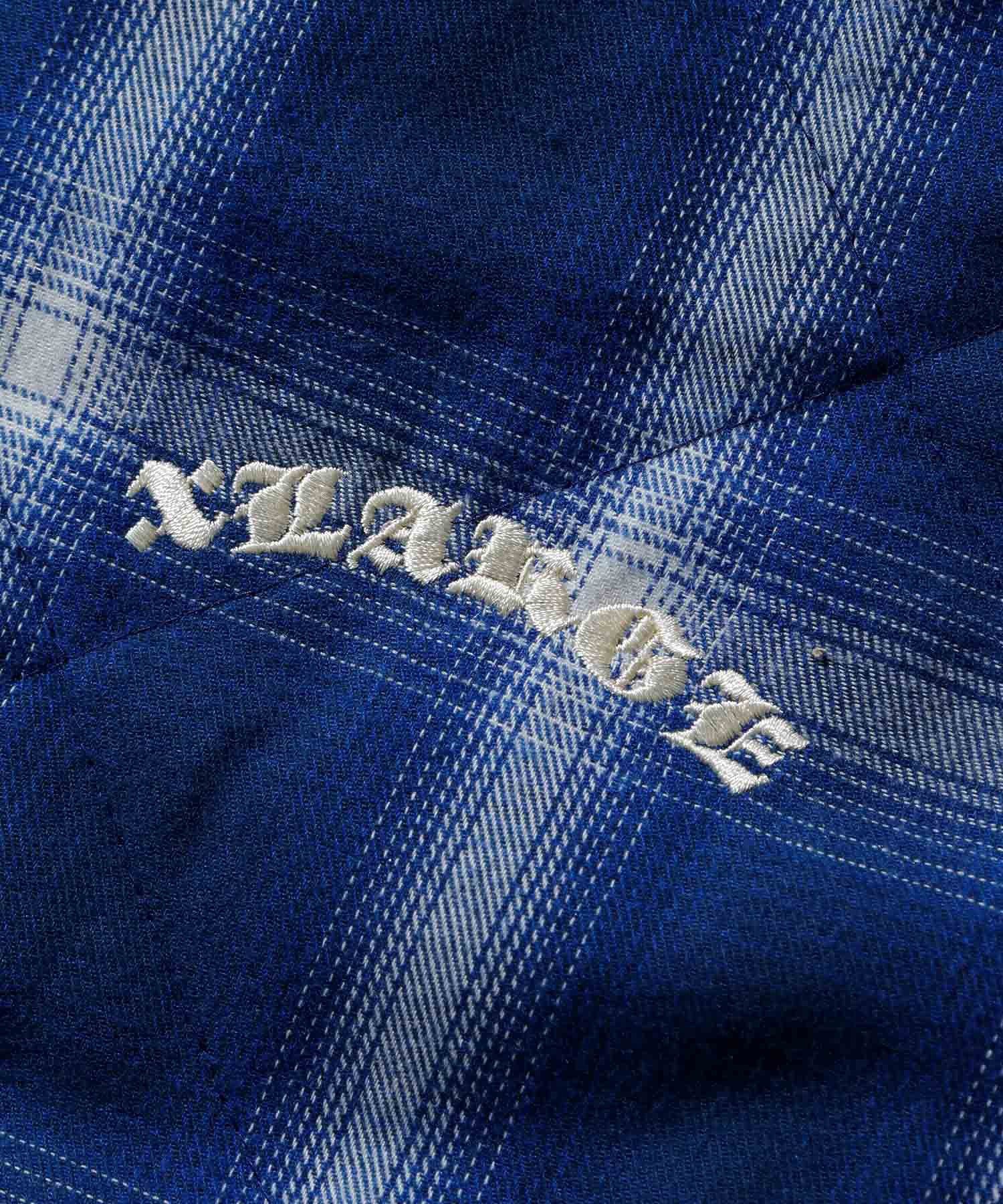 OMBRE PLAID REVERSIBLE VEST XLARGE