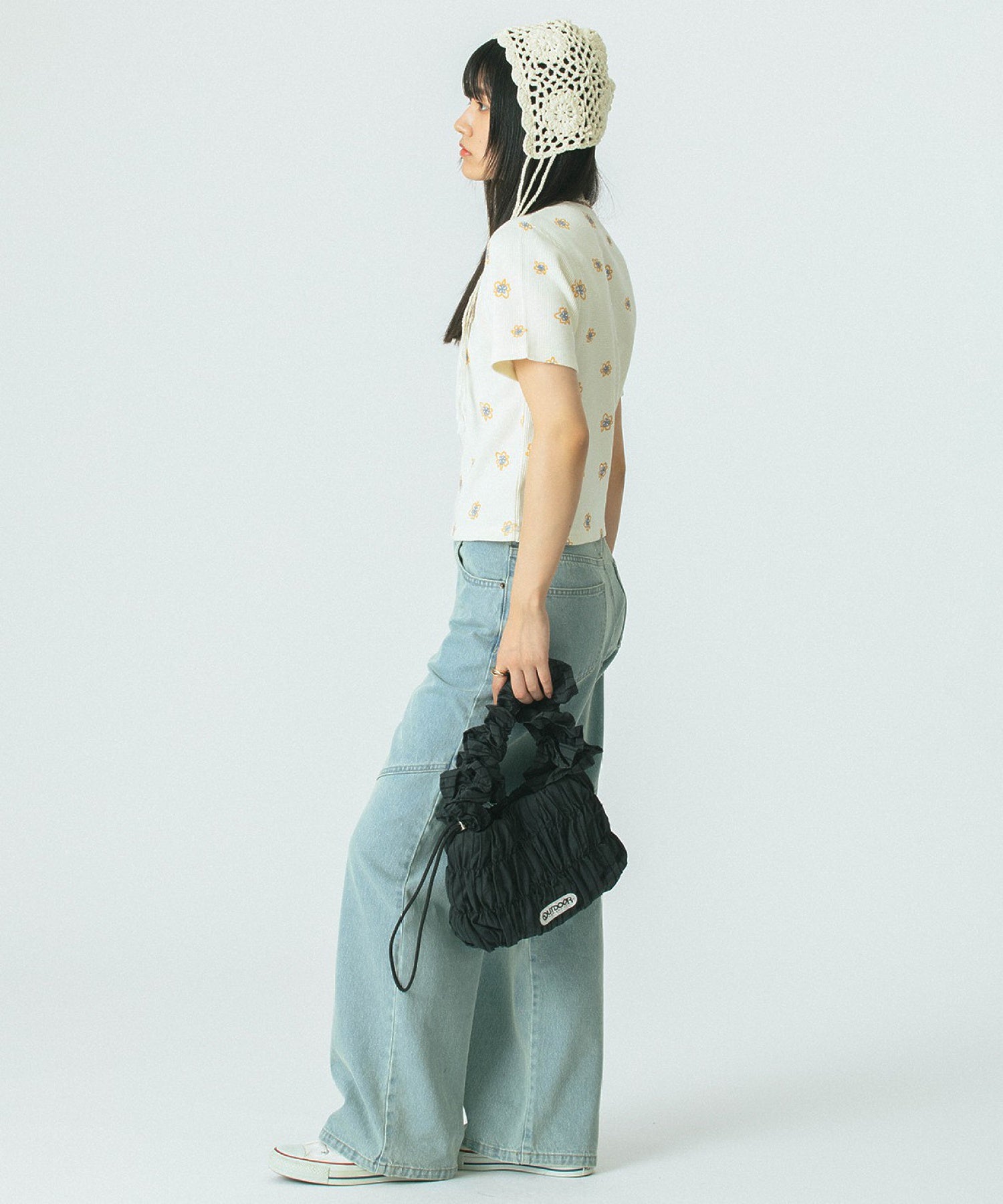 OUTDOOR PRODUCTS/STRIPE FRILL SHOULDER