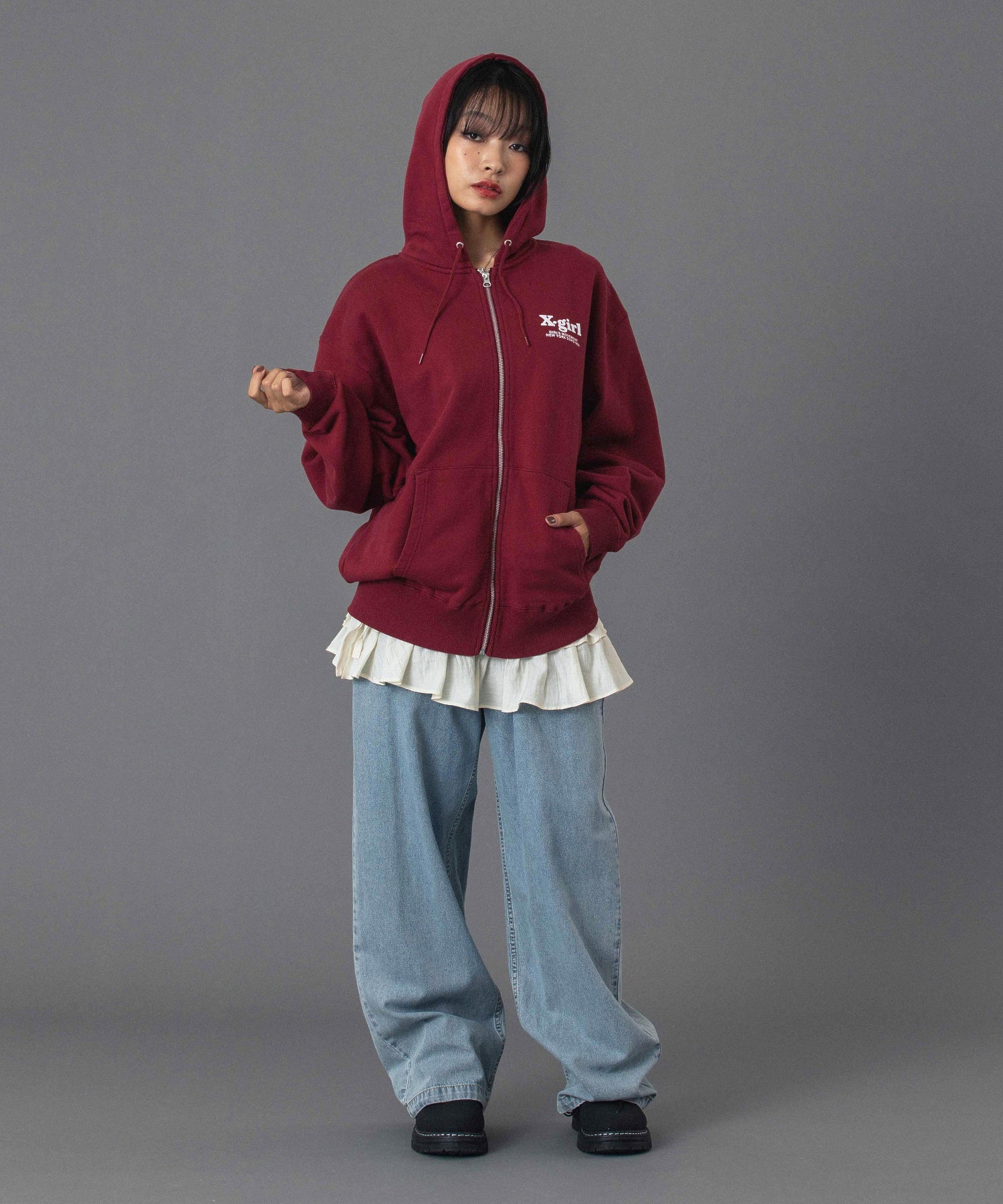 FACE LABEL EASY PANTS