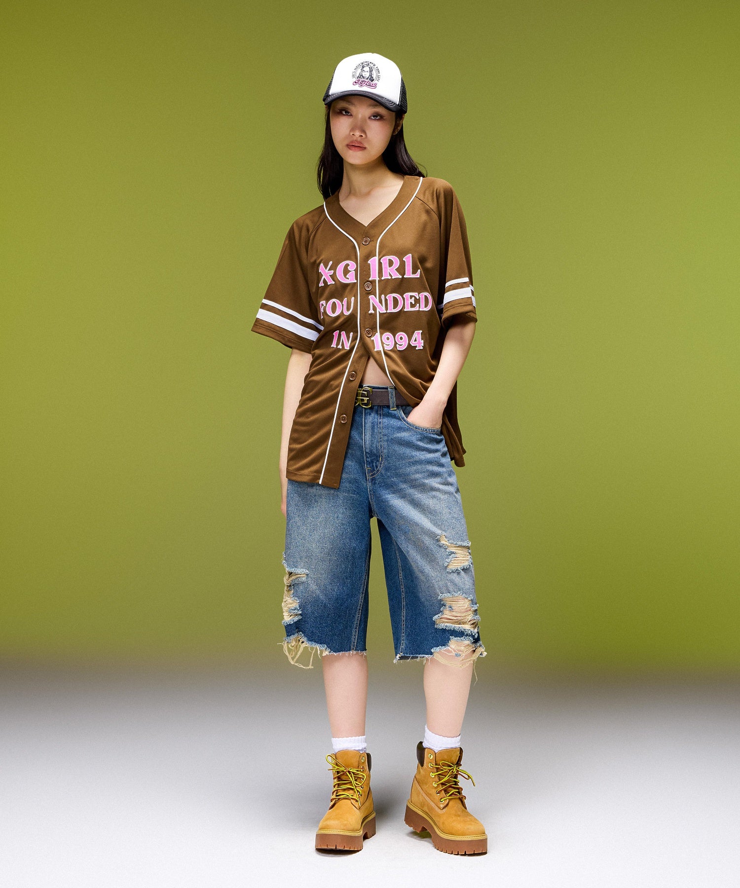 LOGO PATCH BASEBALL SHIRT
