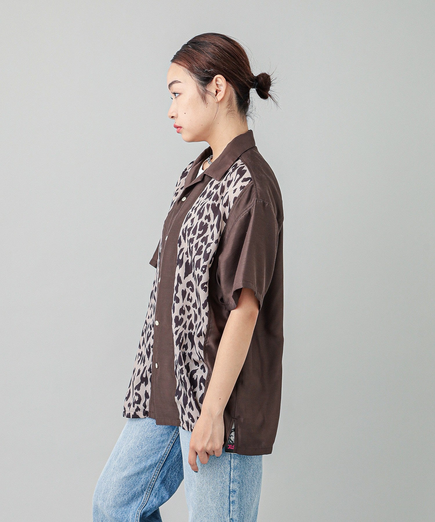 HEART LEOPARD S/S SHIRT