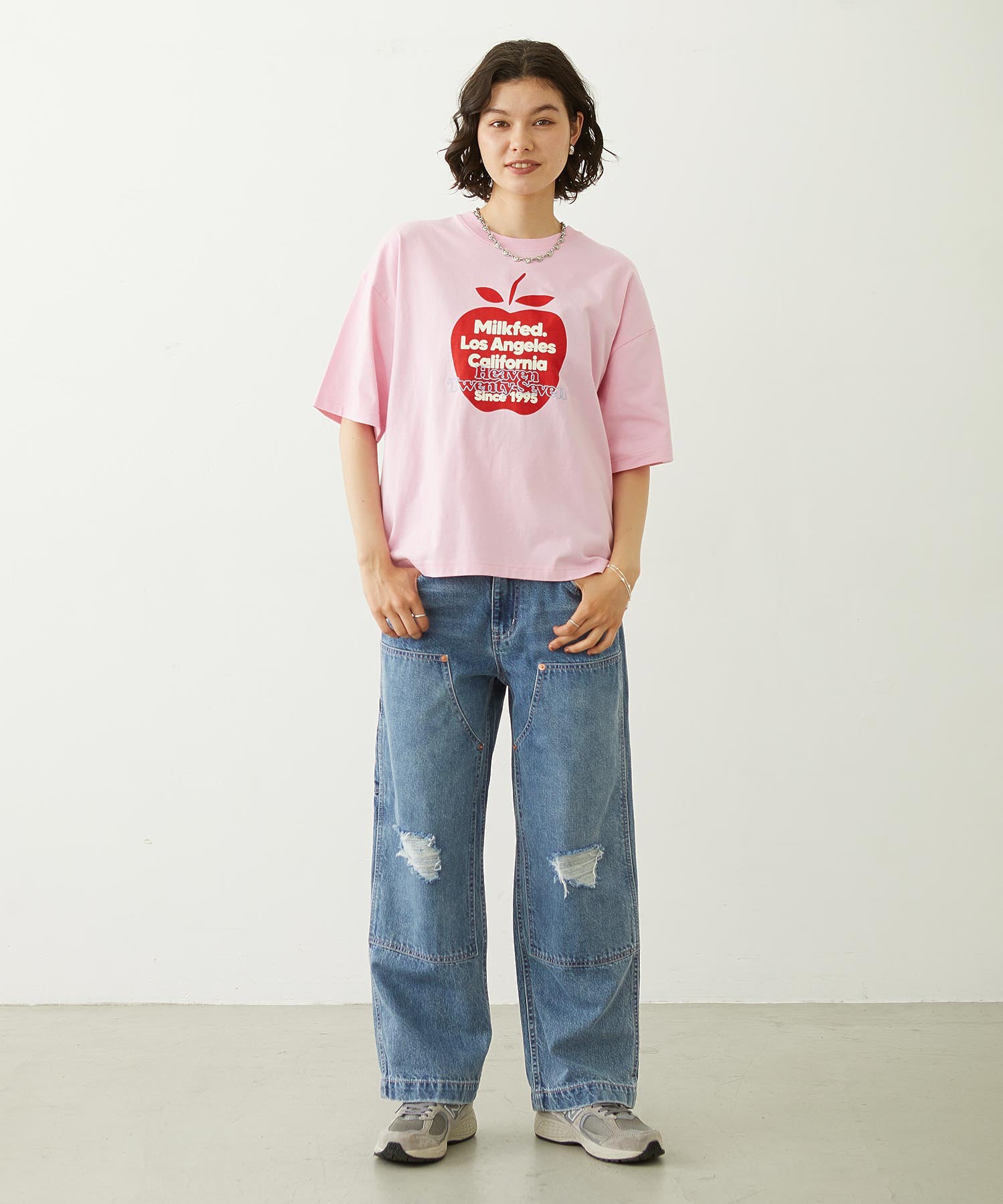 APPLE EMBROIDERY S/S TEE