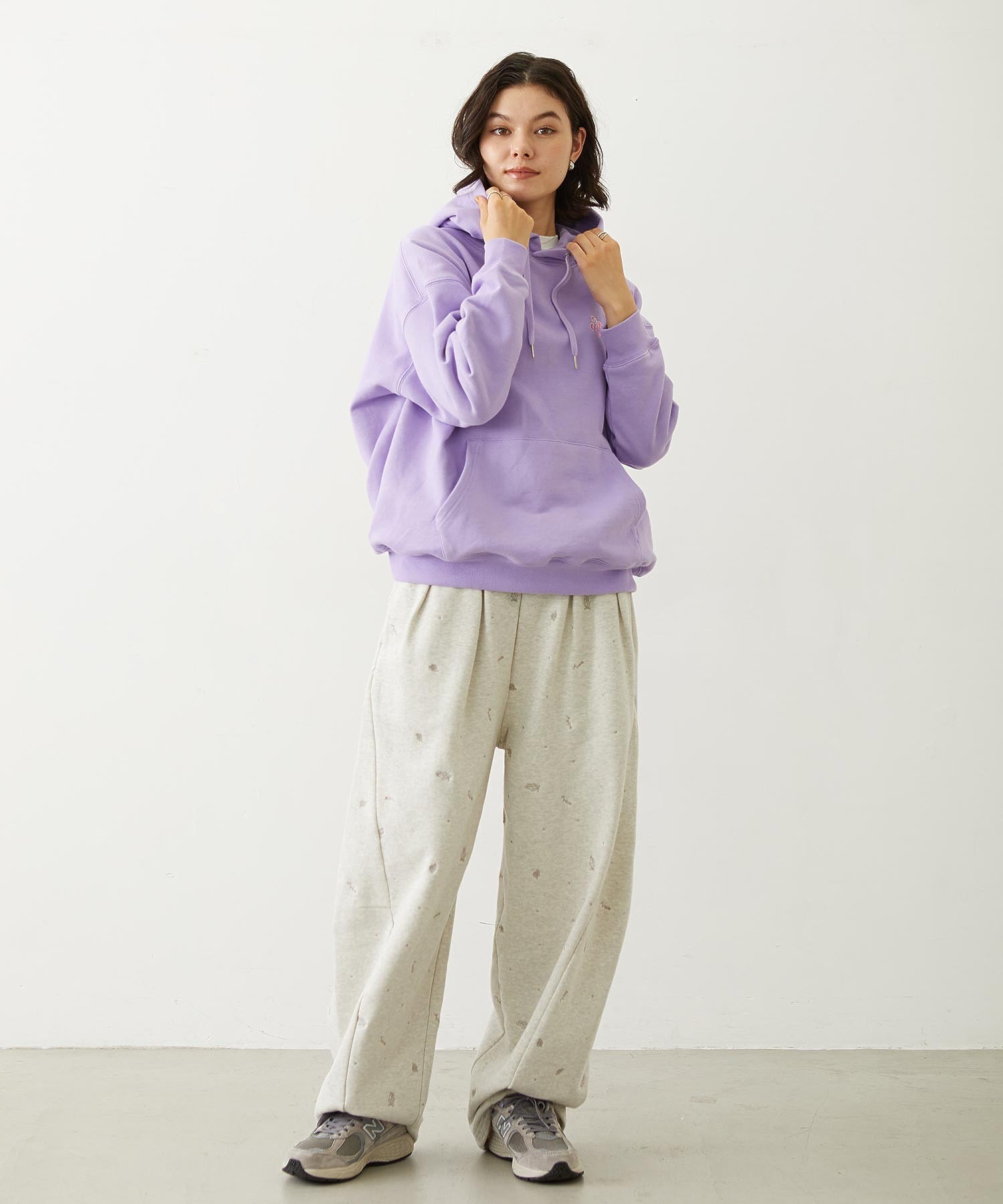 LEOPARD PRINT CHERRY PATCH SWEAT HOODIE