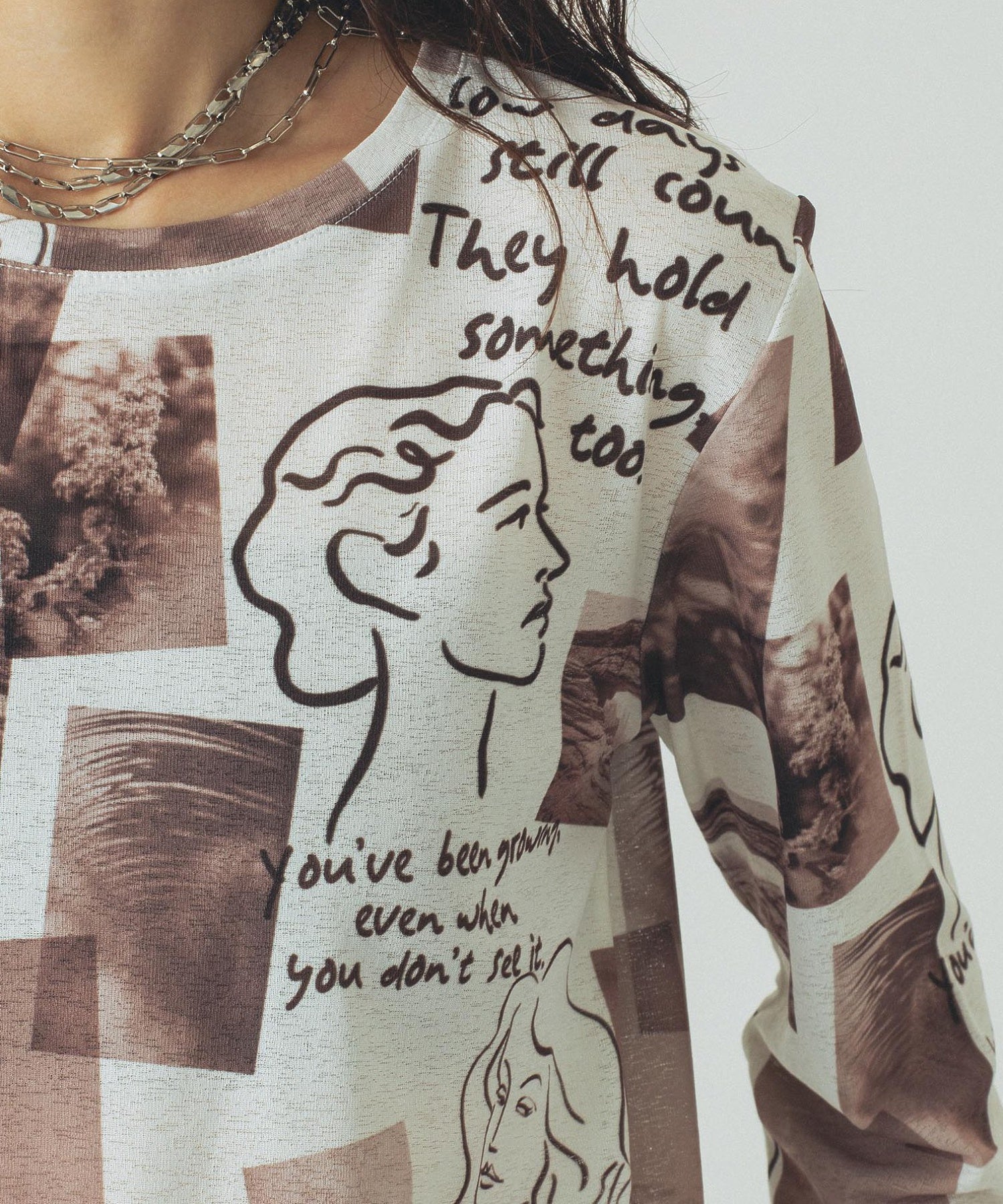 ART PRINT L/S TEE