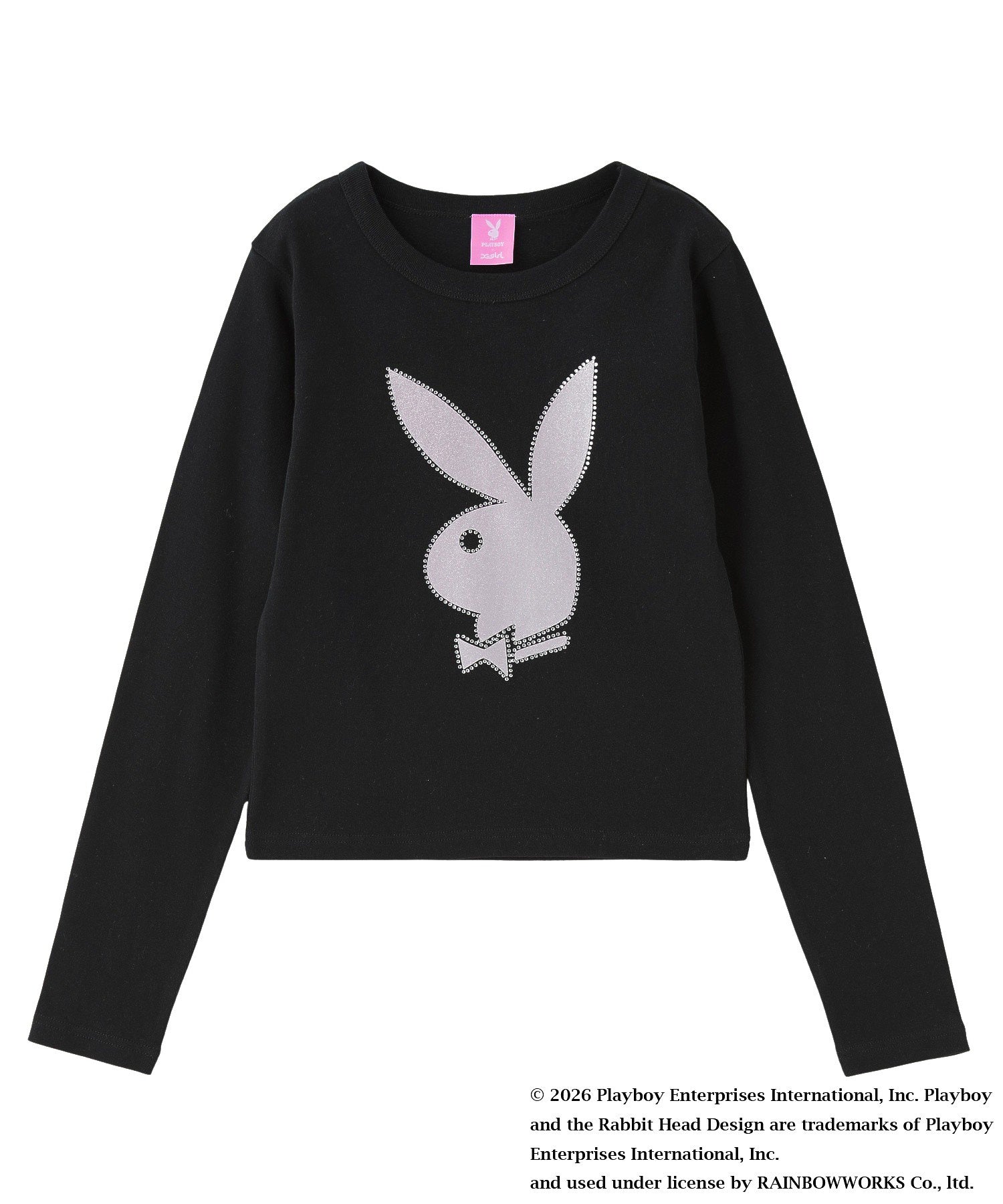 PLAYBOY × X-girl L/S BABY TEE