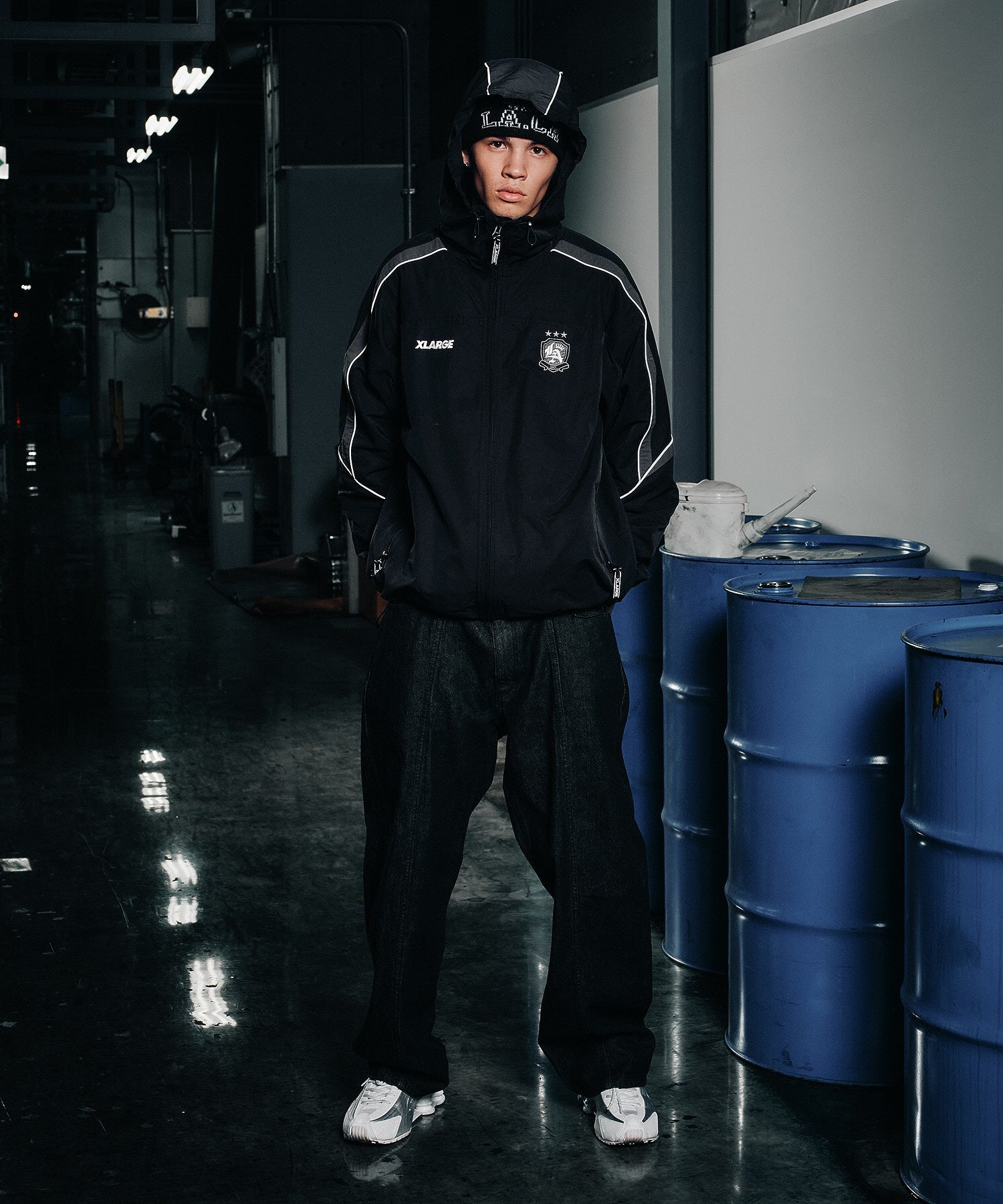 HOODED TRACK JACKET