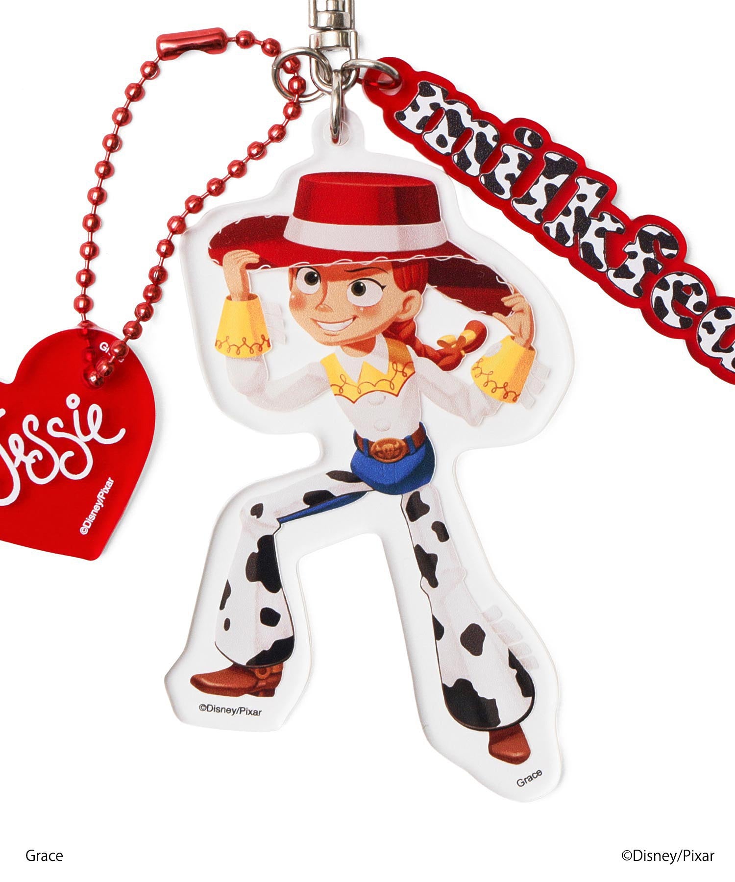 JESSIE / HEART KEYCHAIN