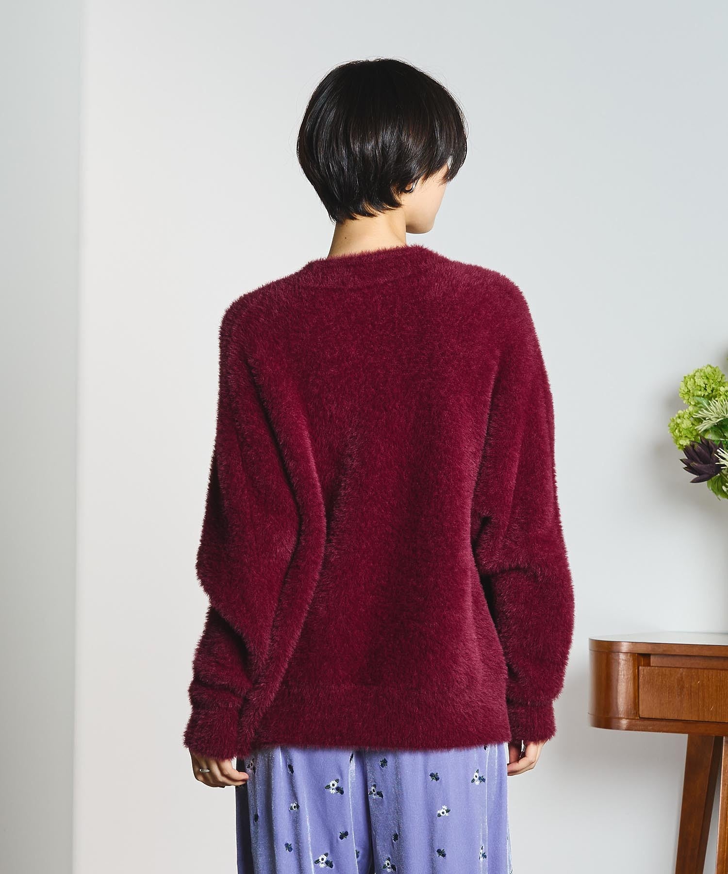 GENE HEAVENS/COTTON PEARL BUTTON CARDIGAN