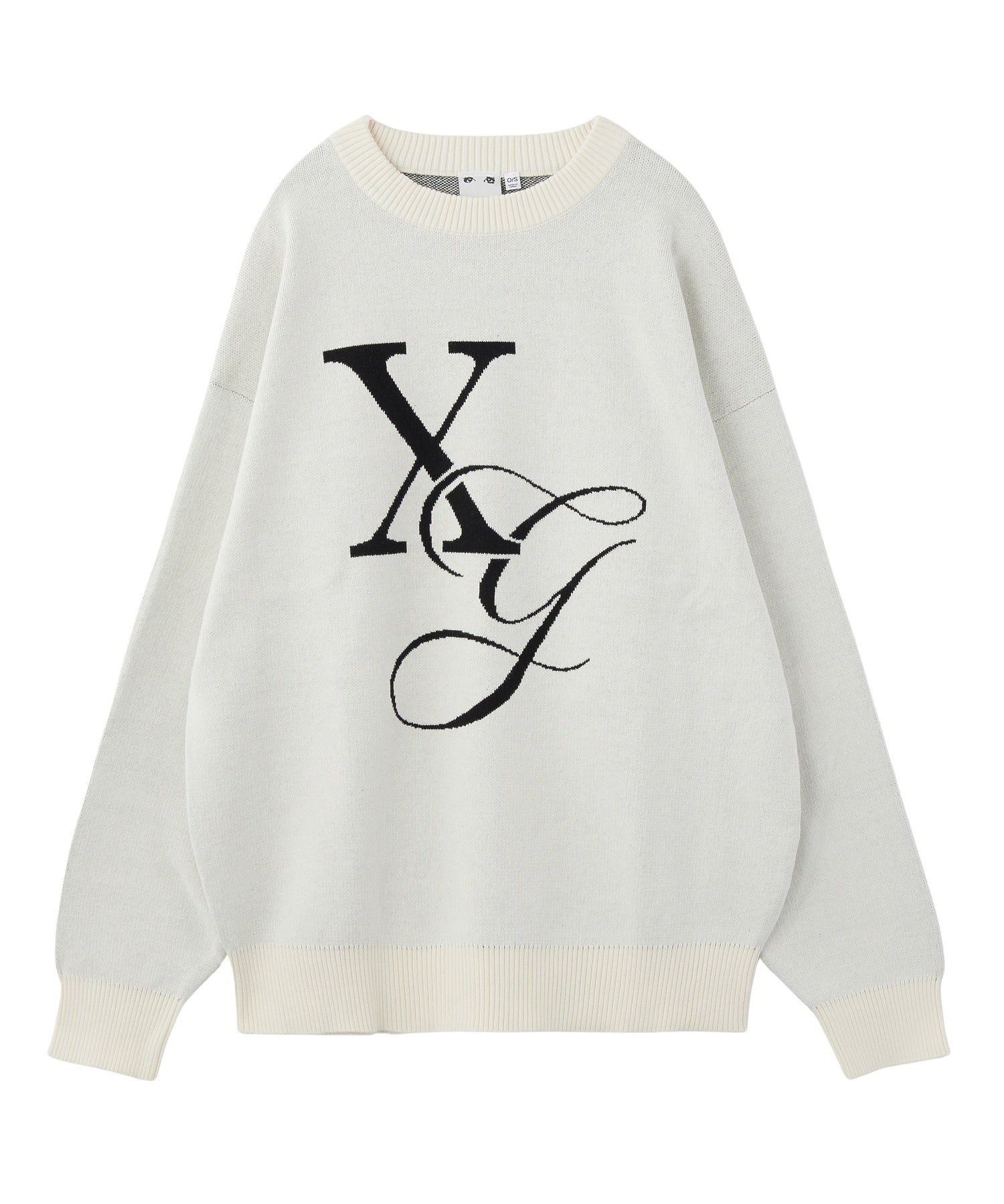 XG MONOGRAM LOGO JACQUARD KNIT TOP