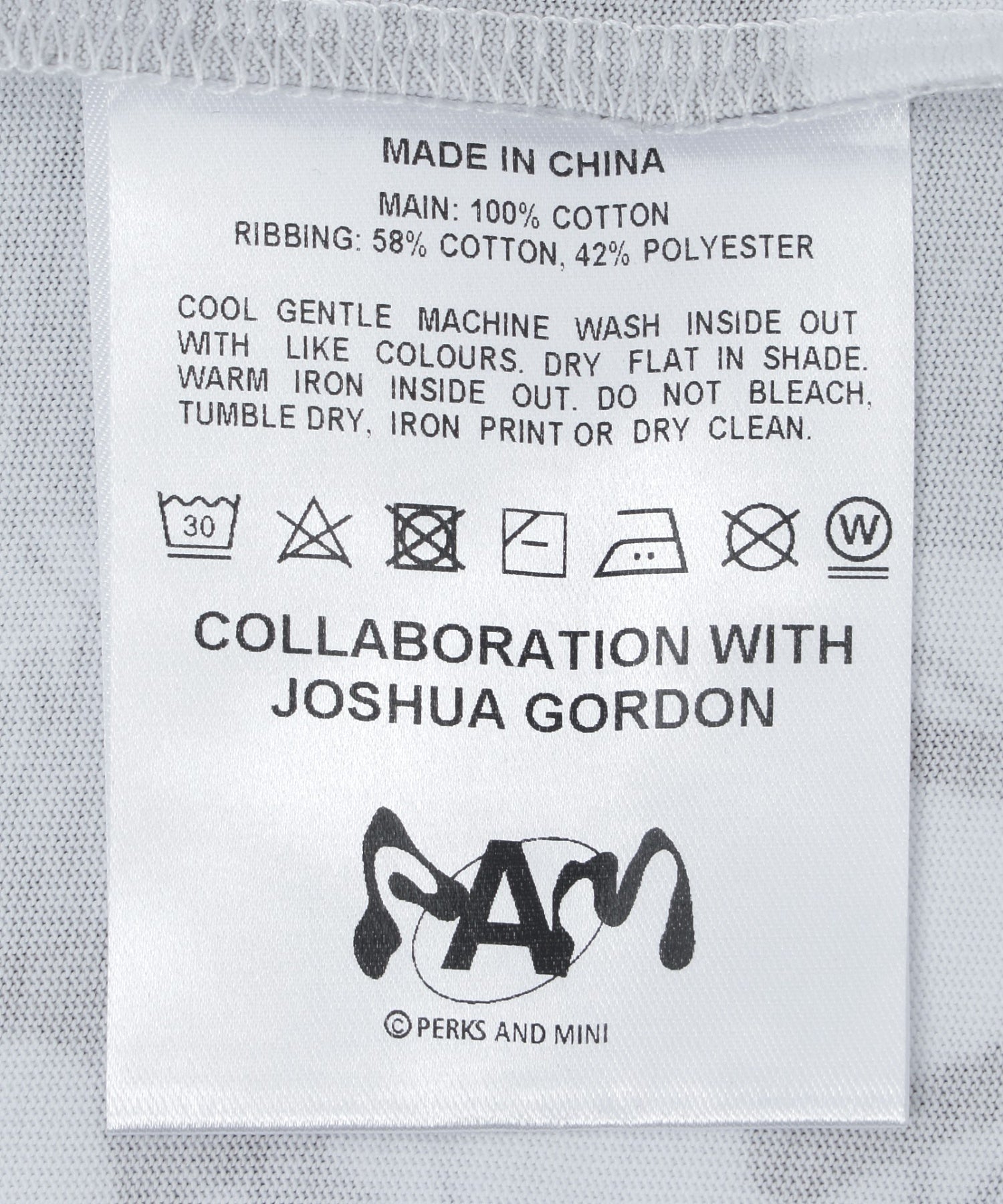 PERKS AND MINI/パークスアンドミニ/SPECIALTY SS TEE - JOSHUA GORDON 1596