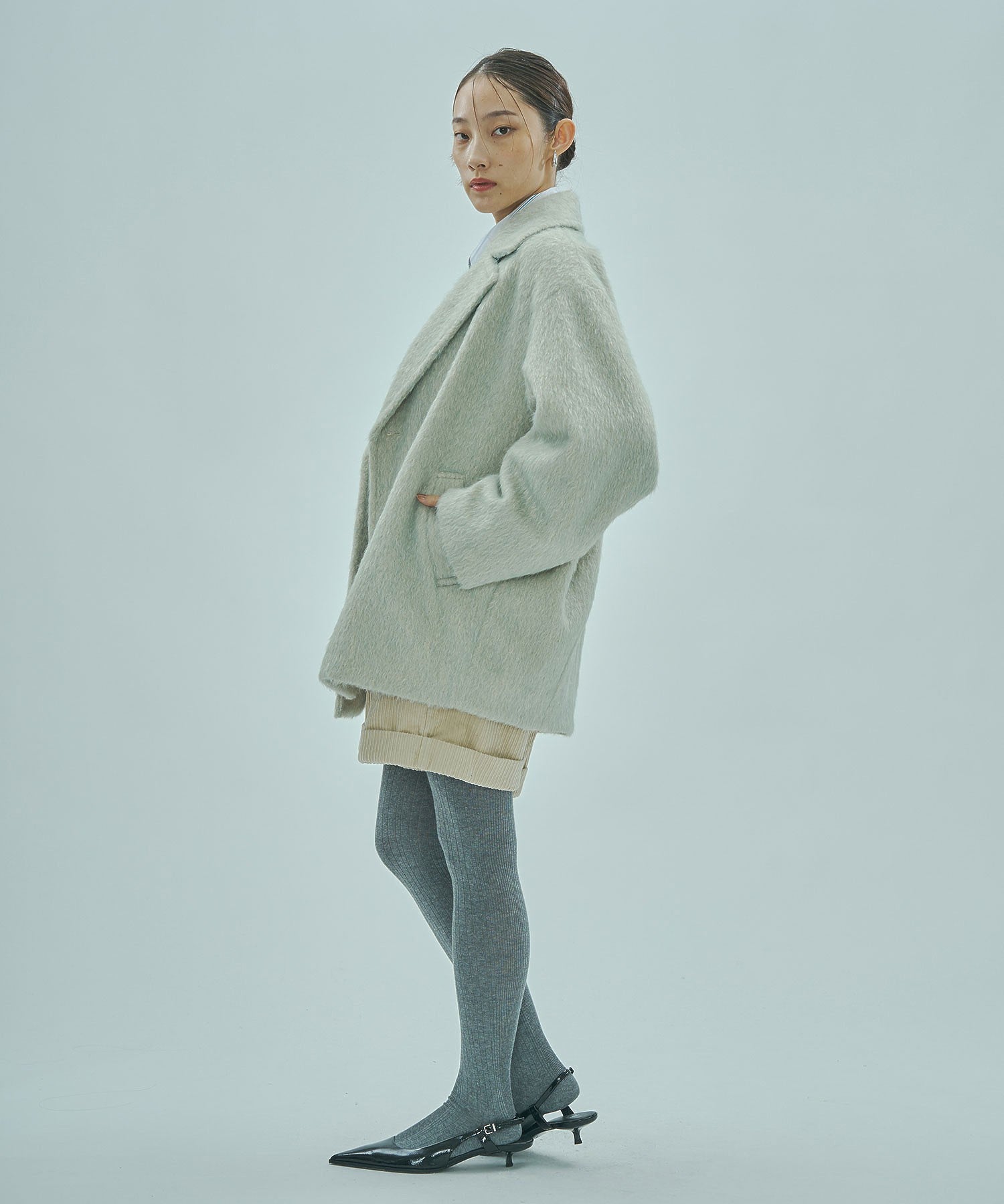 model:163cm 着用サイズ:S