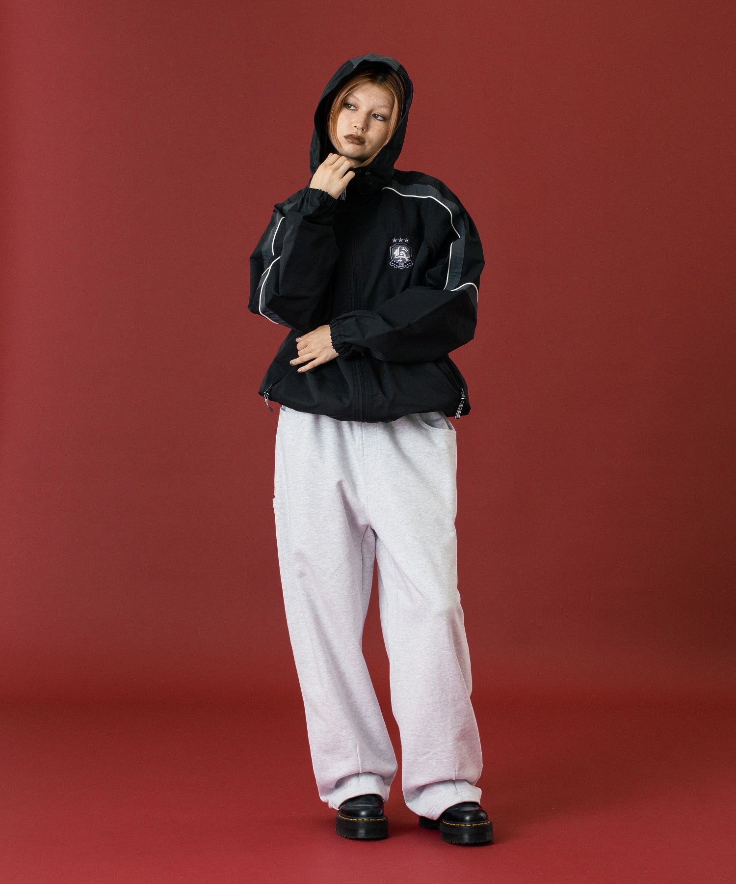 HOODED TRACK JACKET