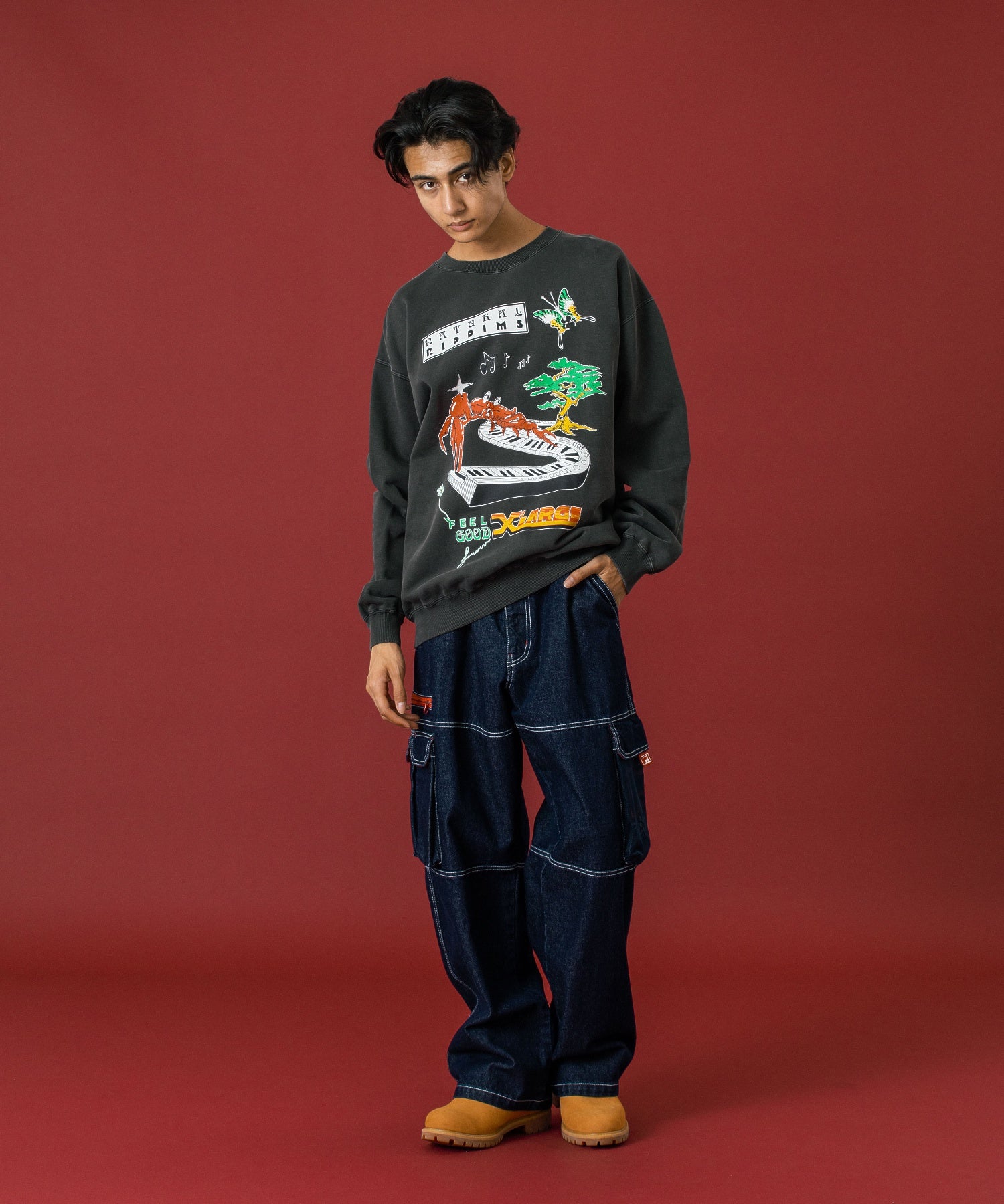 NATURAL RIDDIMS CREWNECK SWEATSHIRT