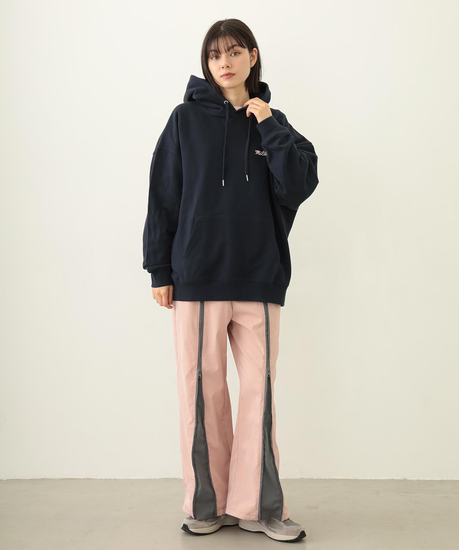 ICING LOGO WIDE SWEAT HOODIE