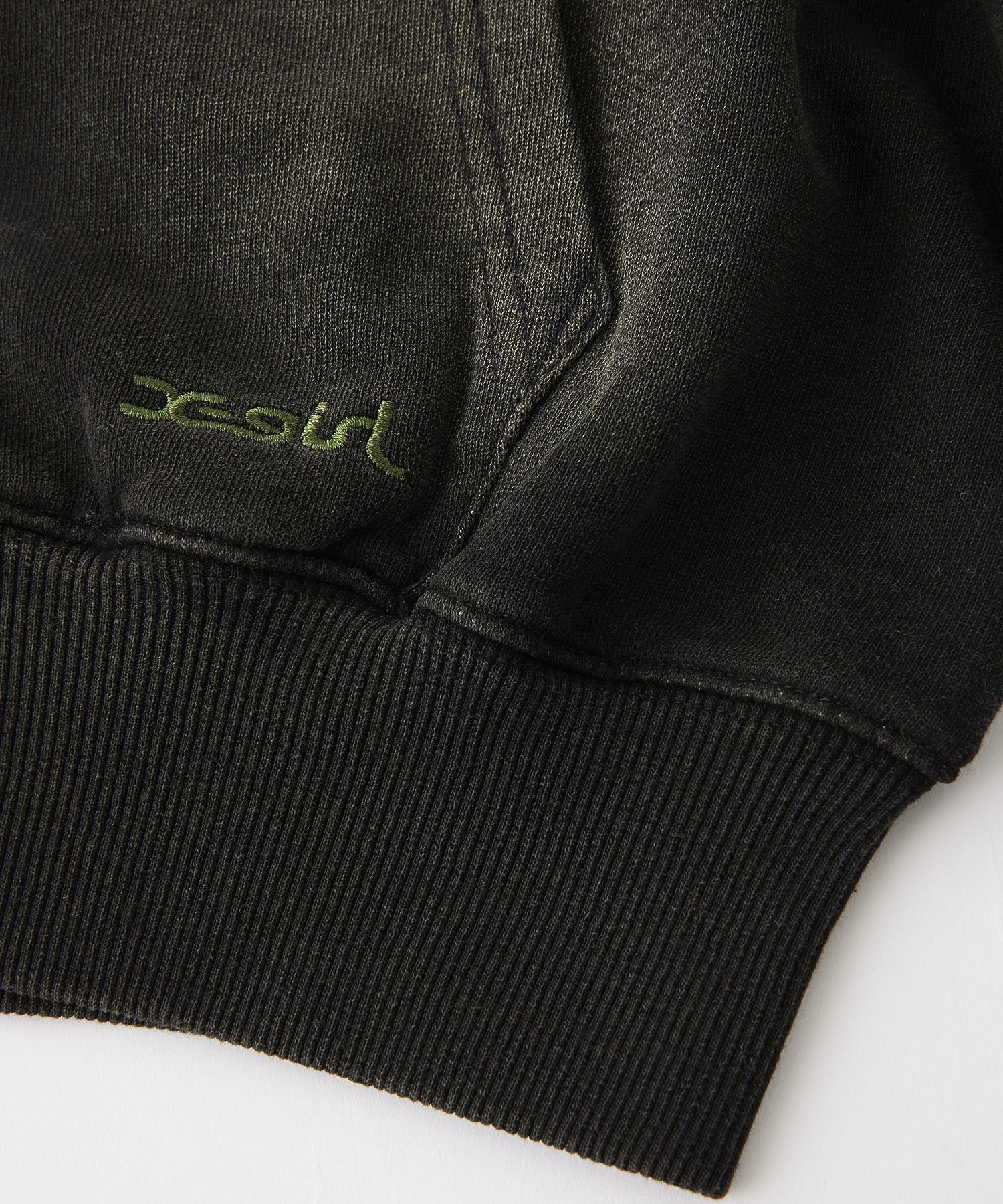 FADED COMPACT L/S ZIP UP HOODIE