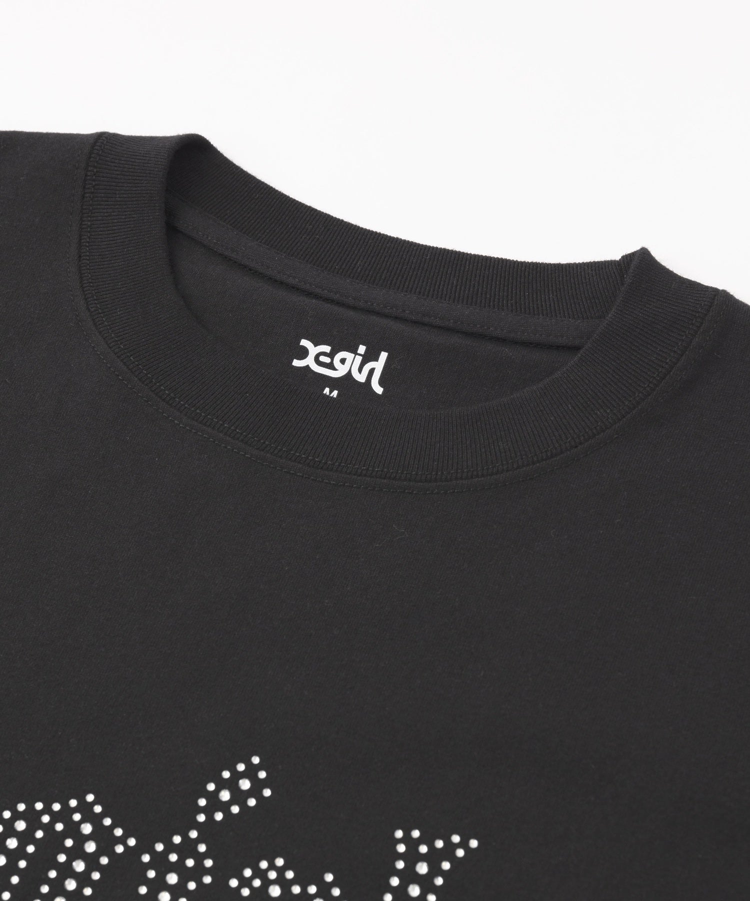 RHINESTONE STARDUST LOGO S/S TEE DRESS