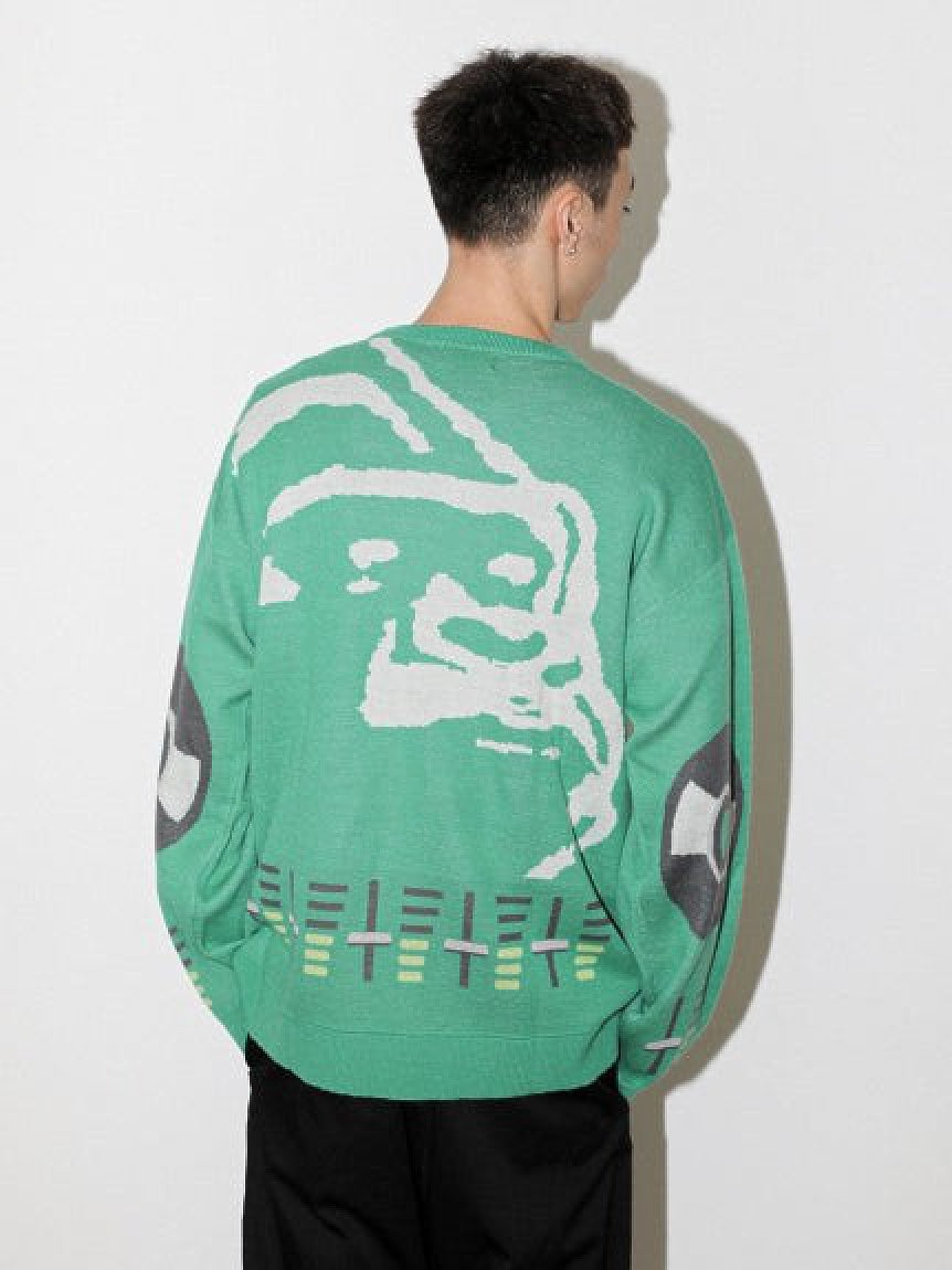 ANALOG JAQUARD SWEATER XLARGE