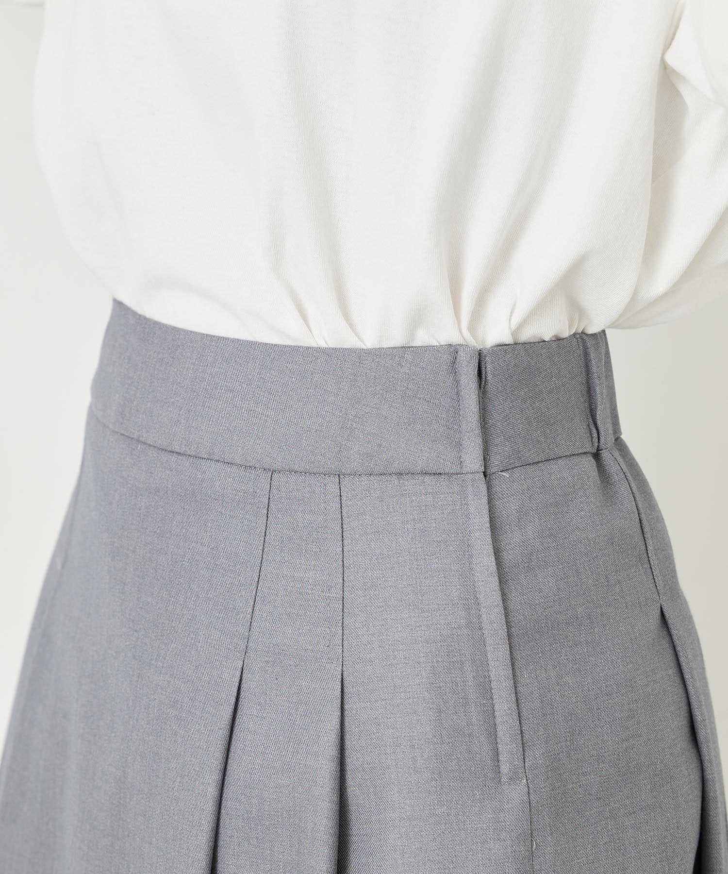 BOX PLEAT MINI SKIRT MILKFED.