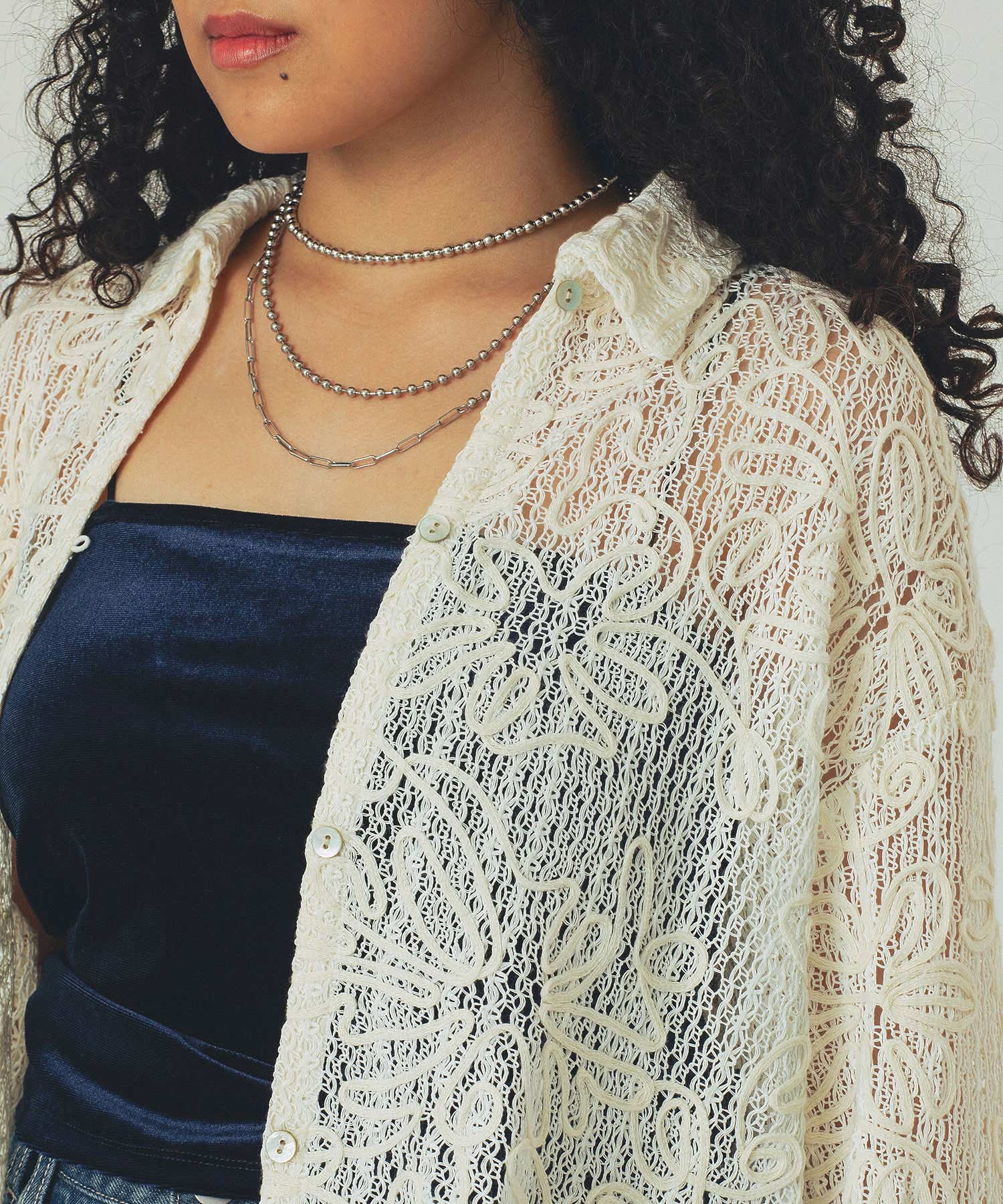 【WEB・一部店舗限定】CORDING EMBROIDERY SHIRT