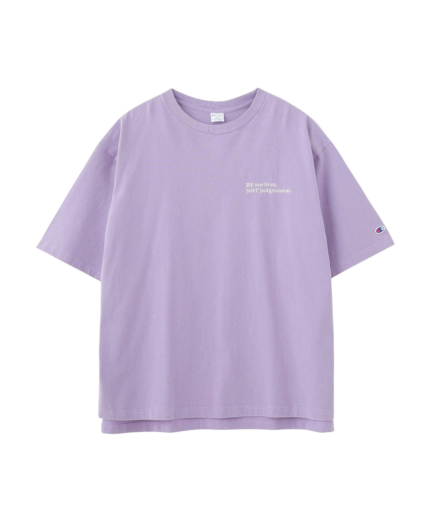 【Champion別注】ROSE BUD×Champion/LOGO EMBROIDERY BIG TEE