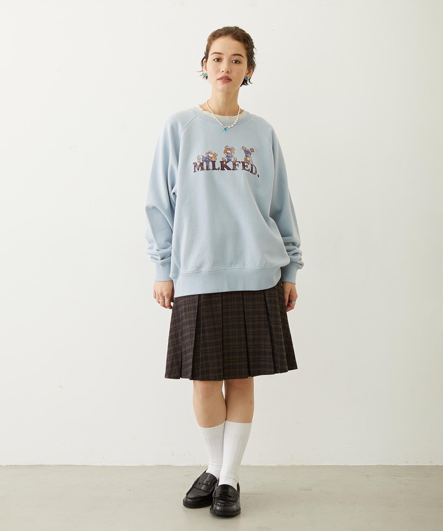 M.FEDDY DOUBLE COLLAR SWEAT TOP