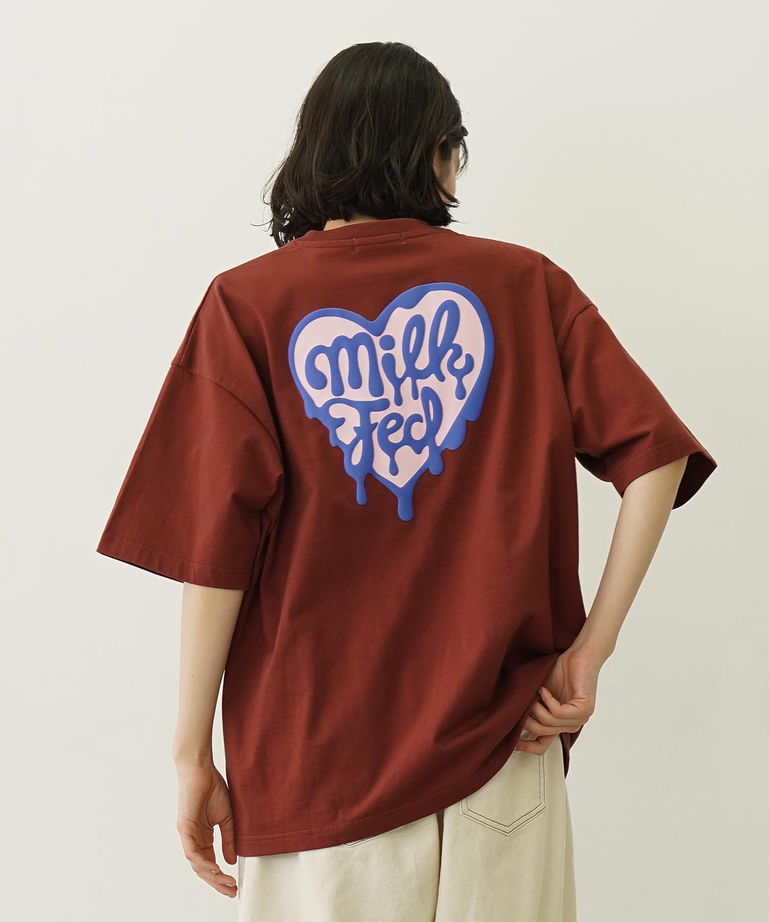 MELTY HEART FOAM PRINT WIDE S/S TEE