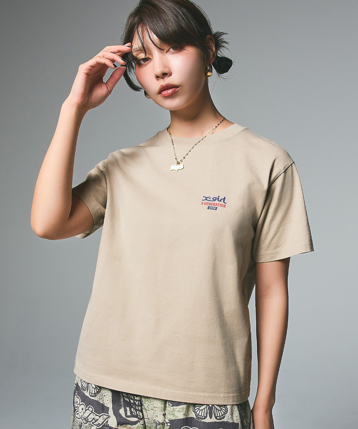 MESSAGE BOX FRAMED FACE S/S TEE