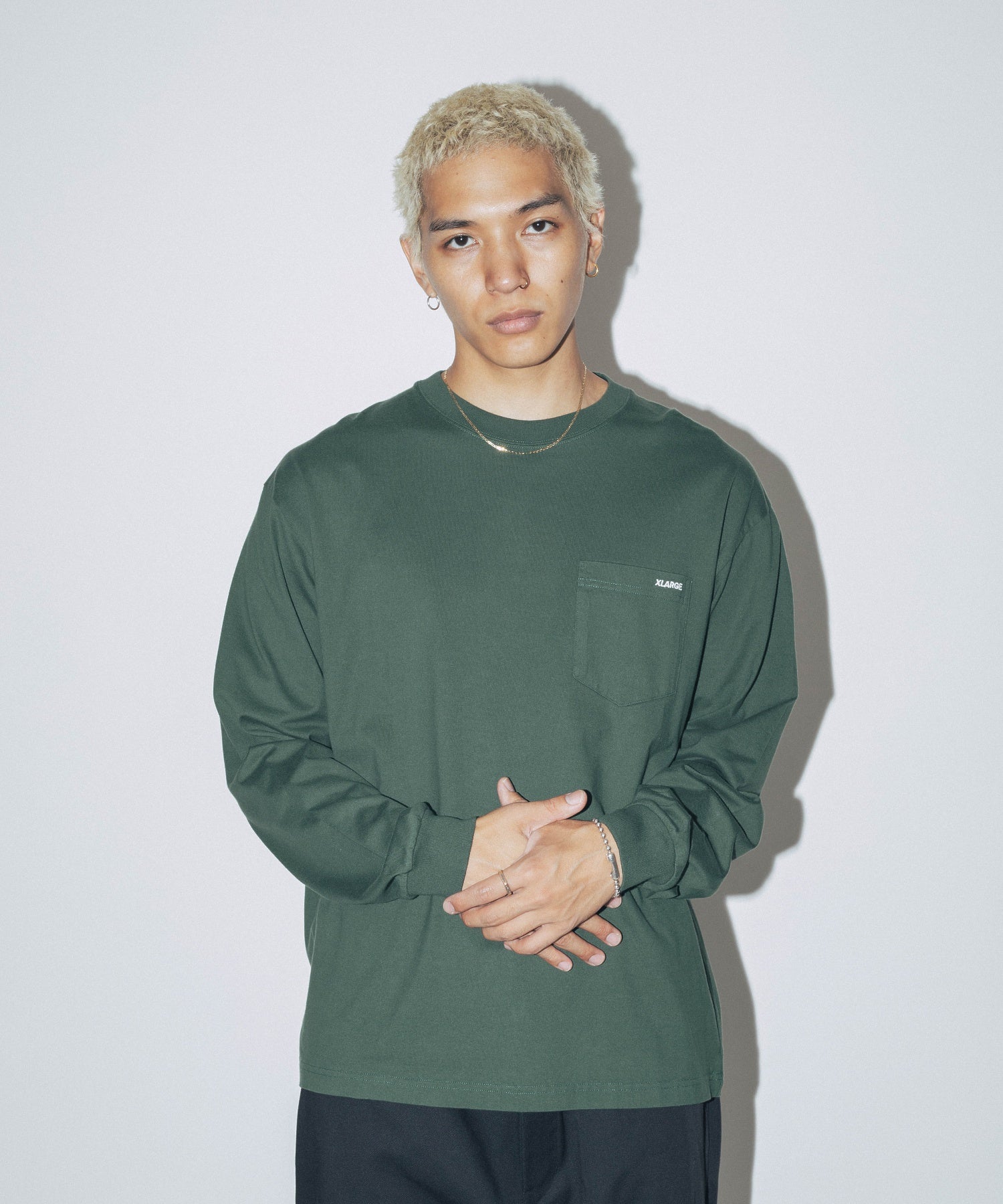 MINI STANDARD LOGO L/S POCKET TEE