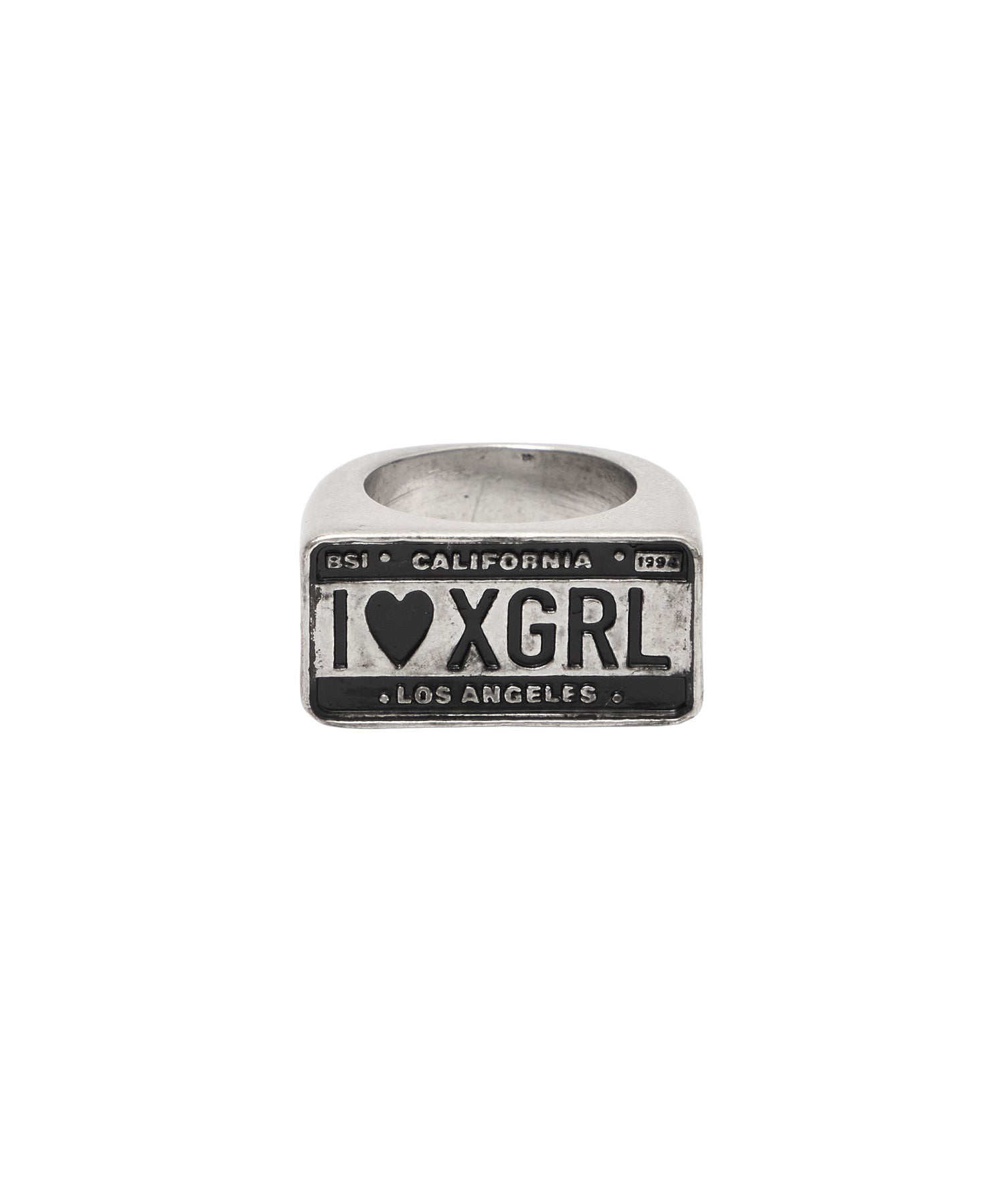 PLATE LOGO RING