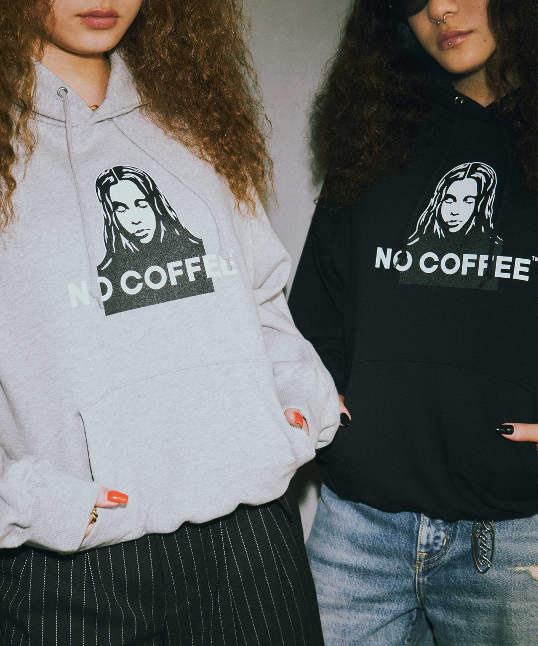 X-girl x NO COFFEE SWEAT HOODIE