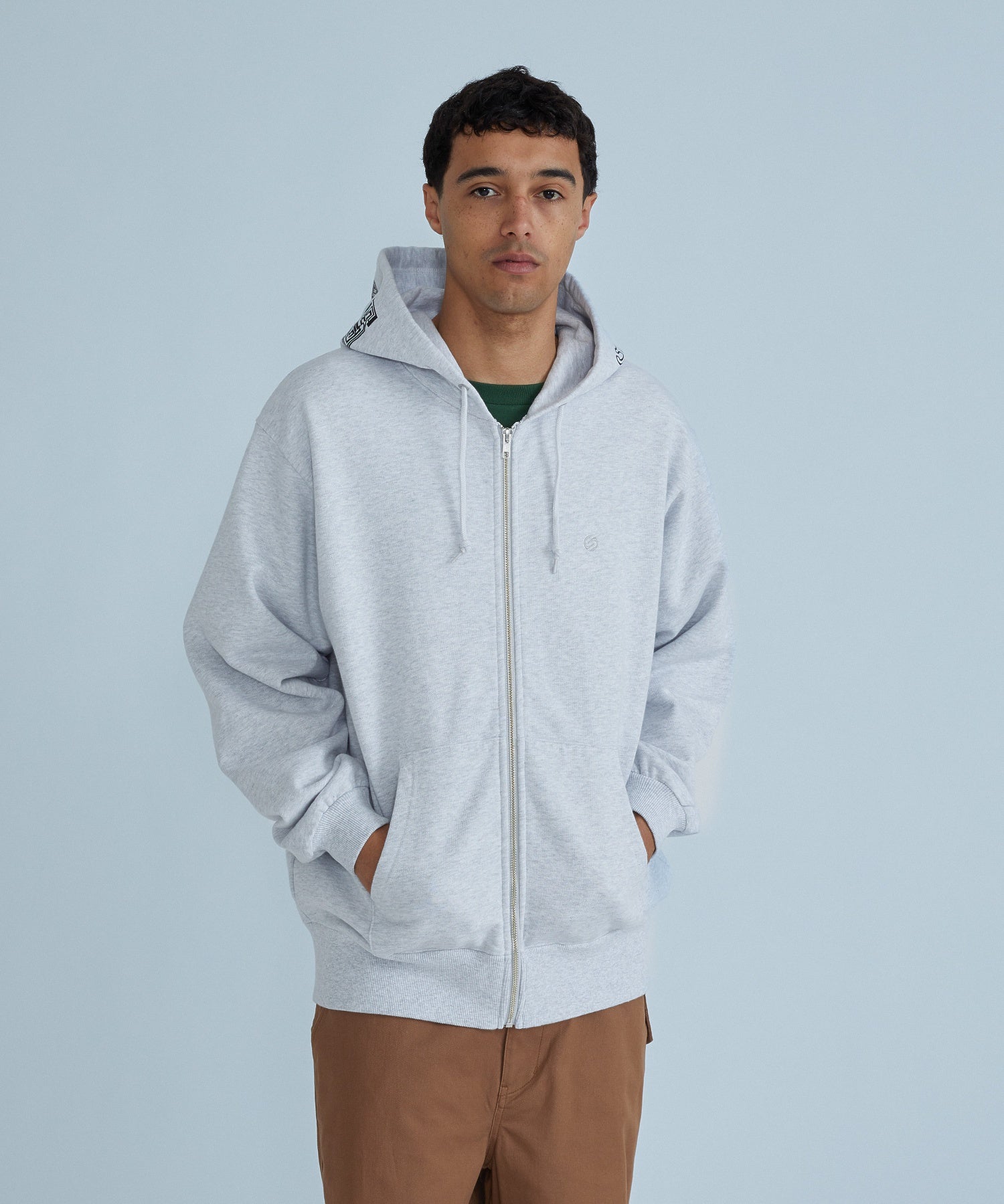 ARCHIVE MASHUP HOODED ZIP SWEATSHIRT