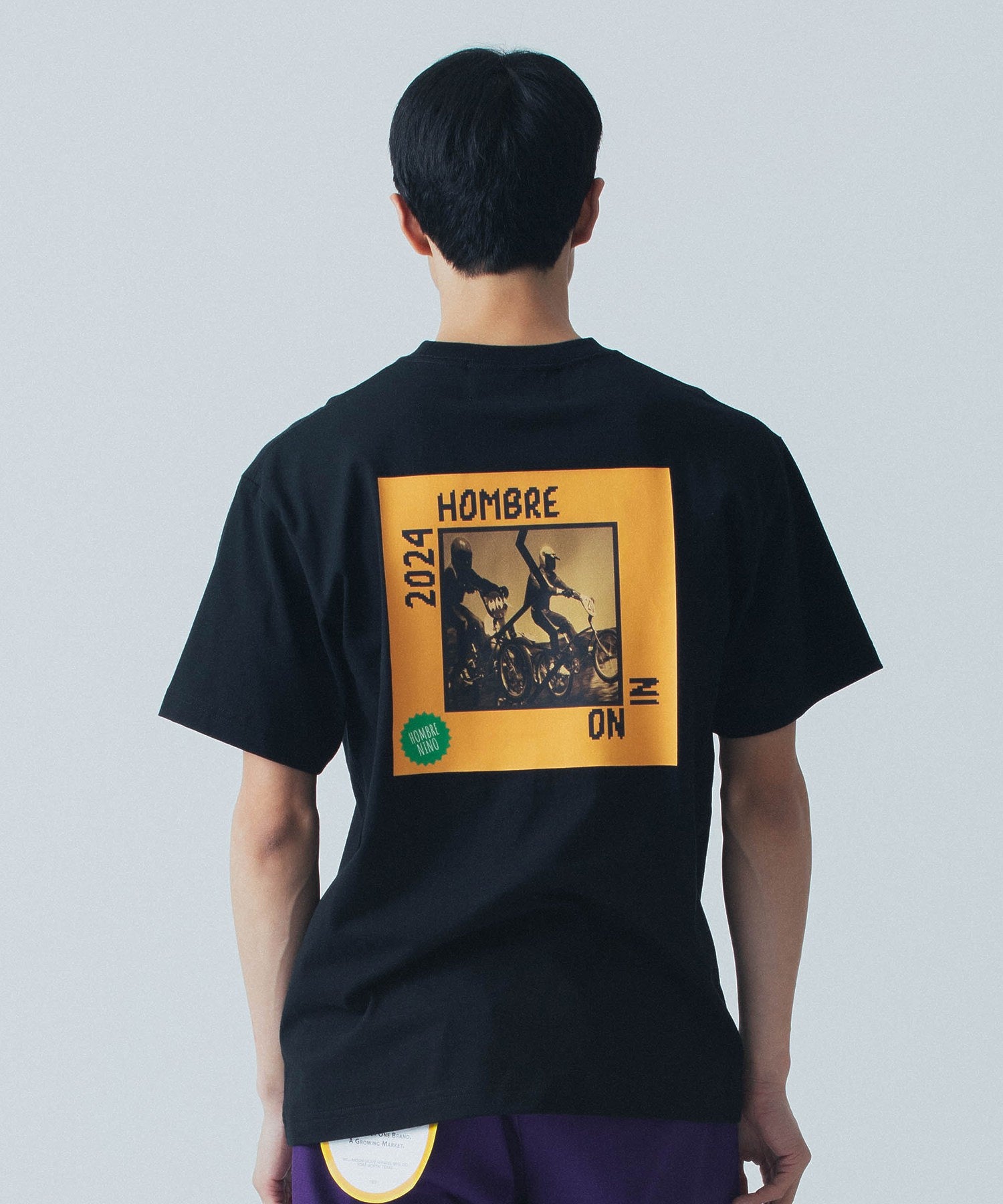 Hombre Nino/オンブレニーニョ/S/S PRINT TEE/BIKE/HN0241-CT0017