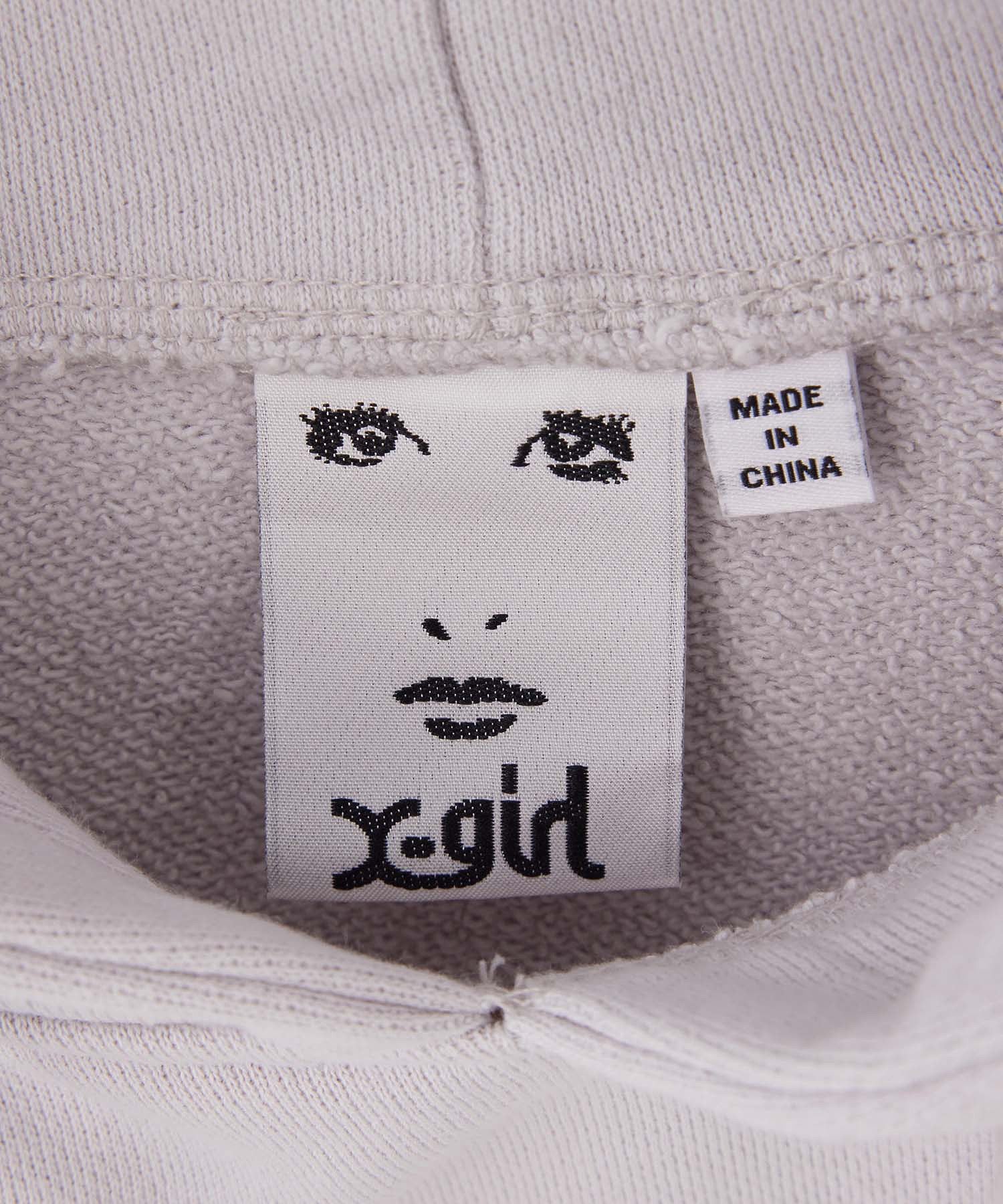 WORDS FACE SWEAT HOODIE X-girl