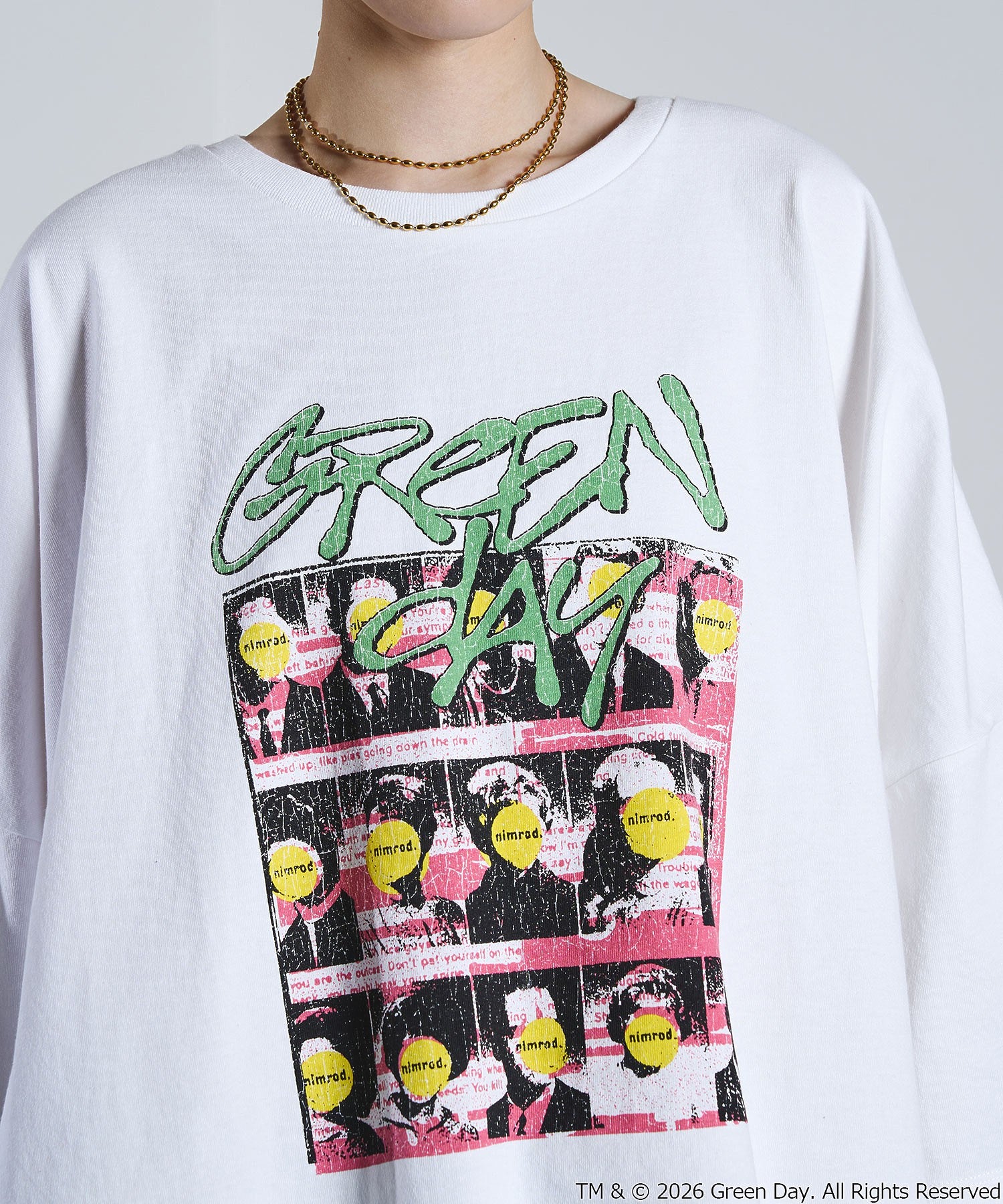 【ROSE BUD別注】GOOD ROCK SPEED/GREENDAY TSHIRT