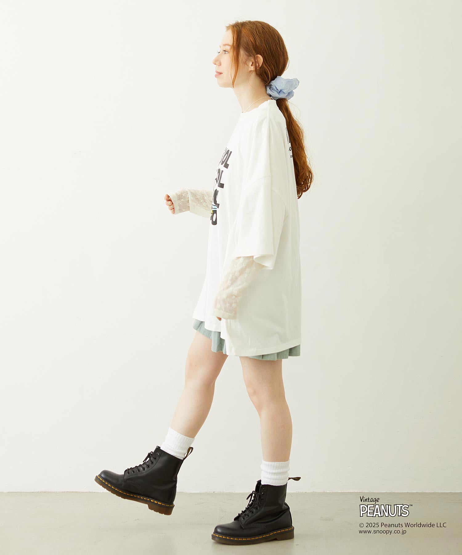 MILKFED. × PEANUTS JOE COOL BIG S/S TEE