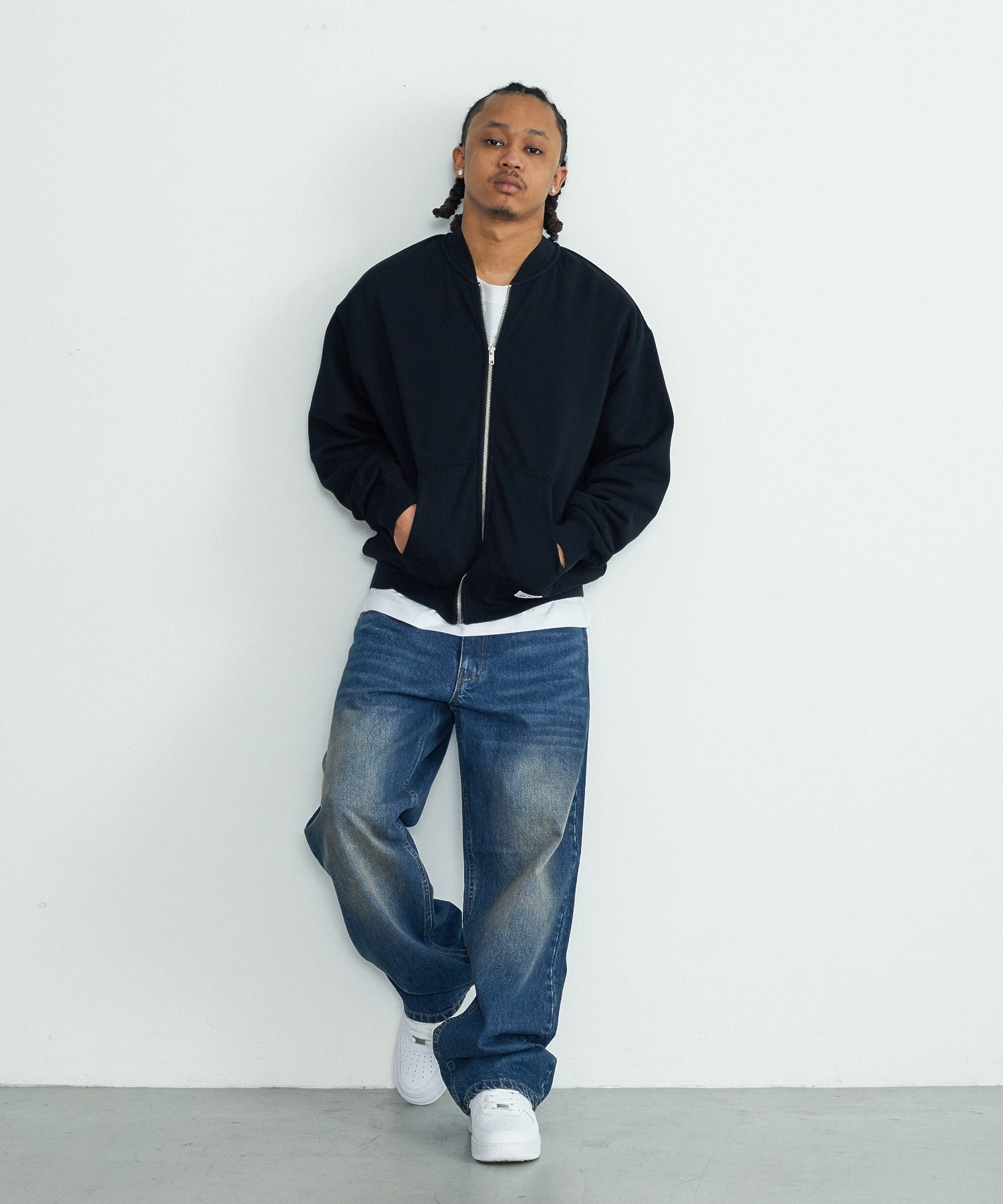 DOUBLE LAYERED SWEAT TOP