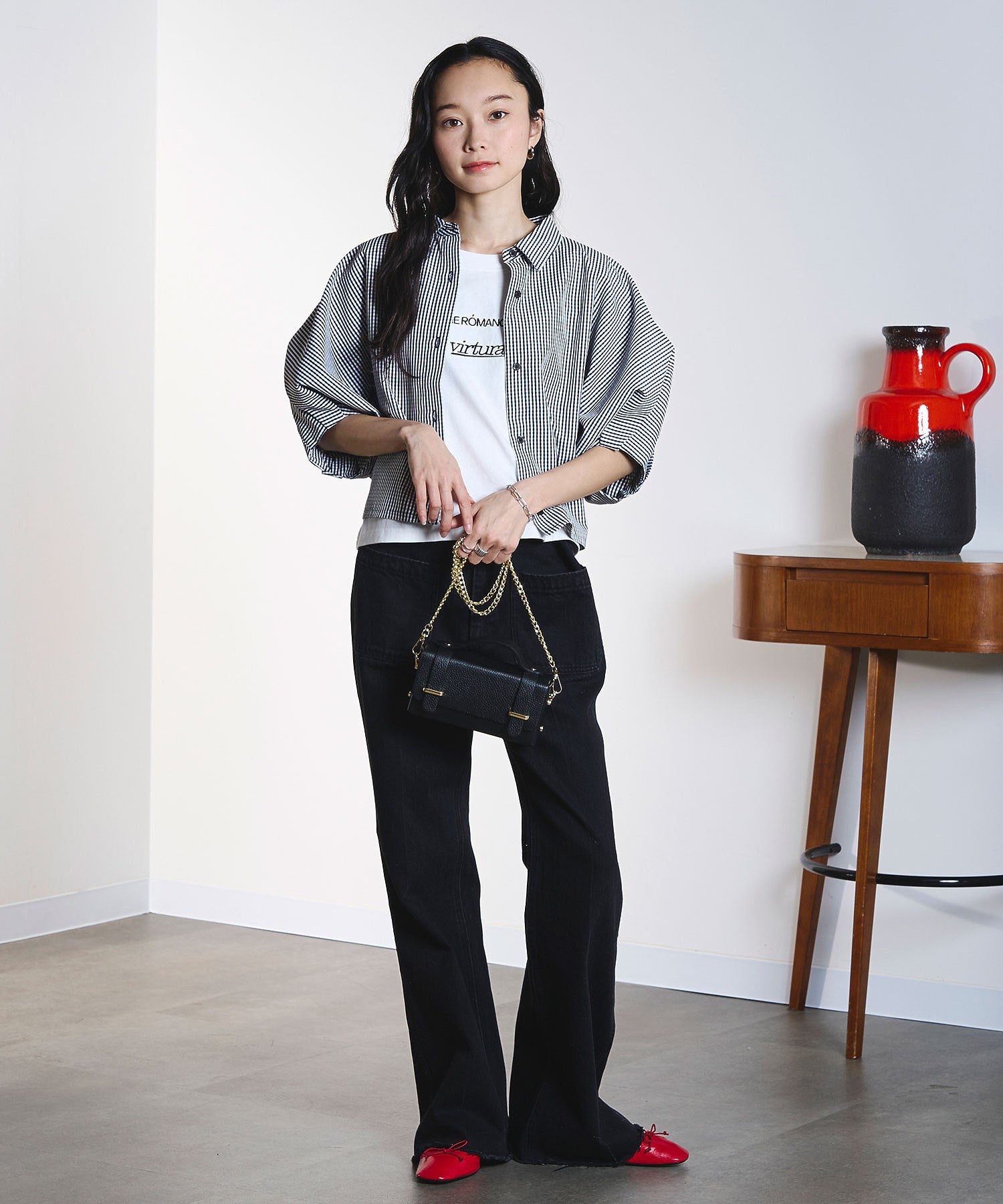 model:161cm 着用サイズ:ONE SIZE