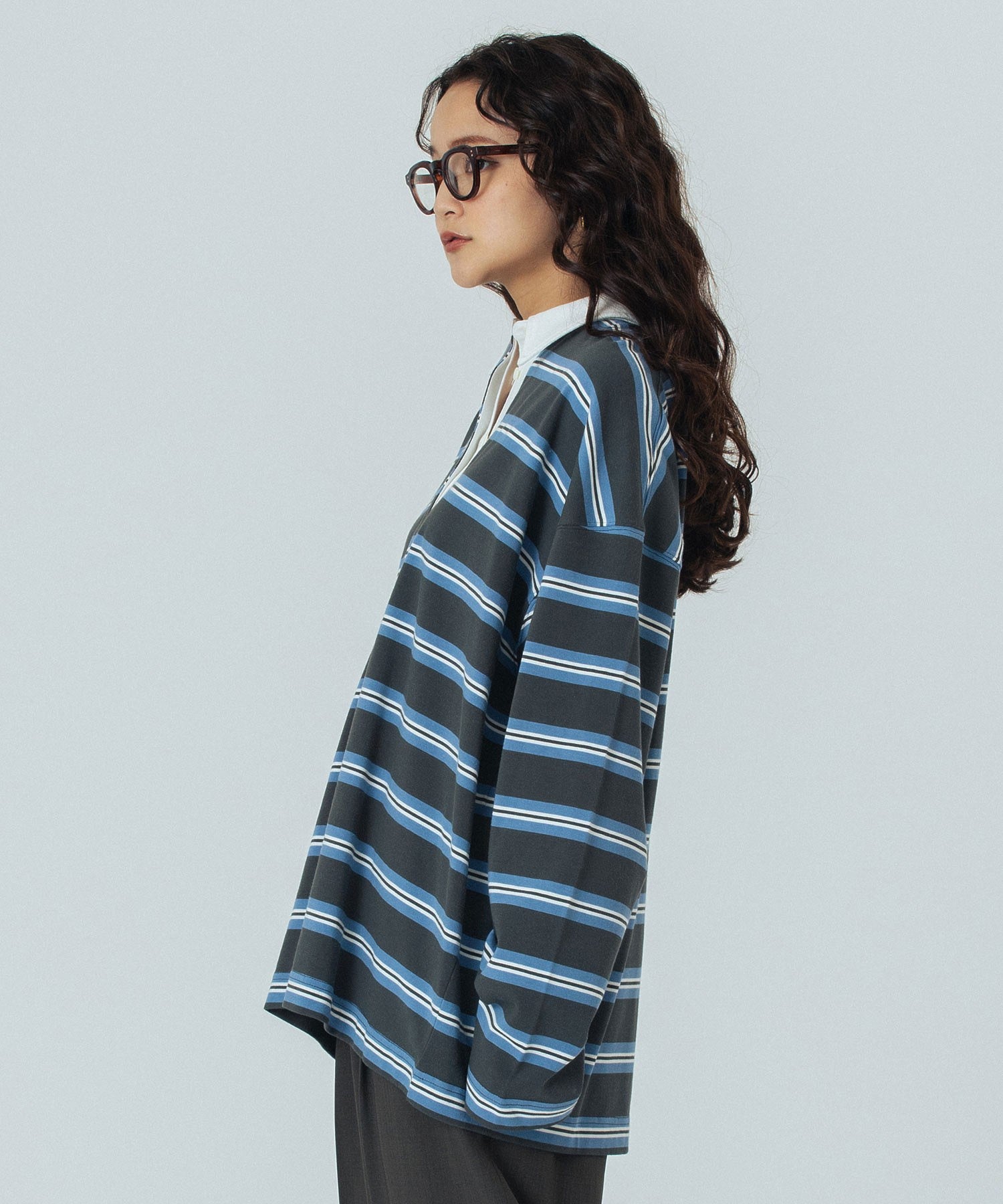 STRIPED RUGBY SHIRT