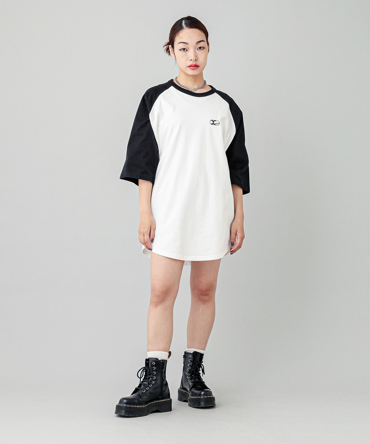 COLLEGE LOGO B/B TEE DRESS